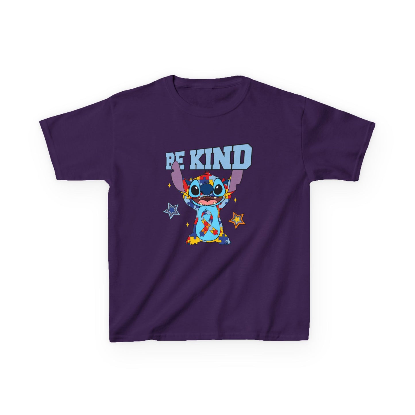 Kids Tee — Cute 'Be Kind' Cartoon Alien Graphic Shirt