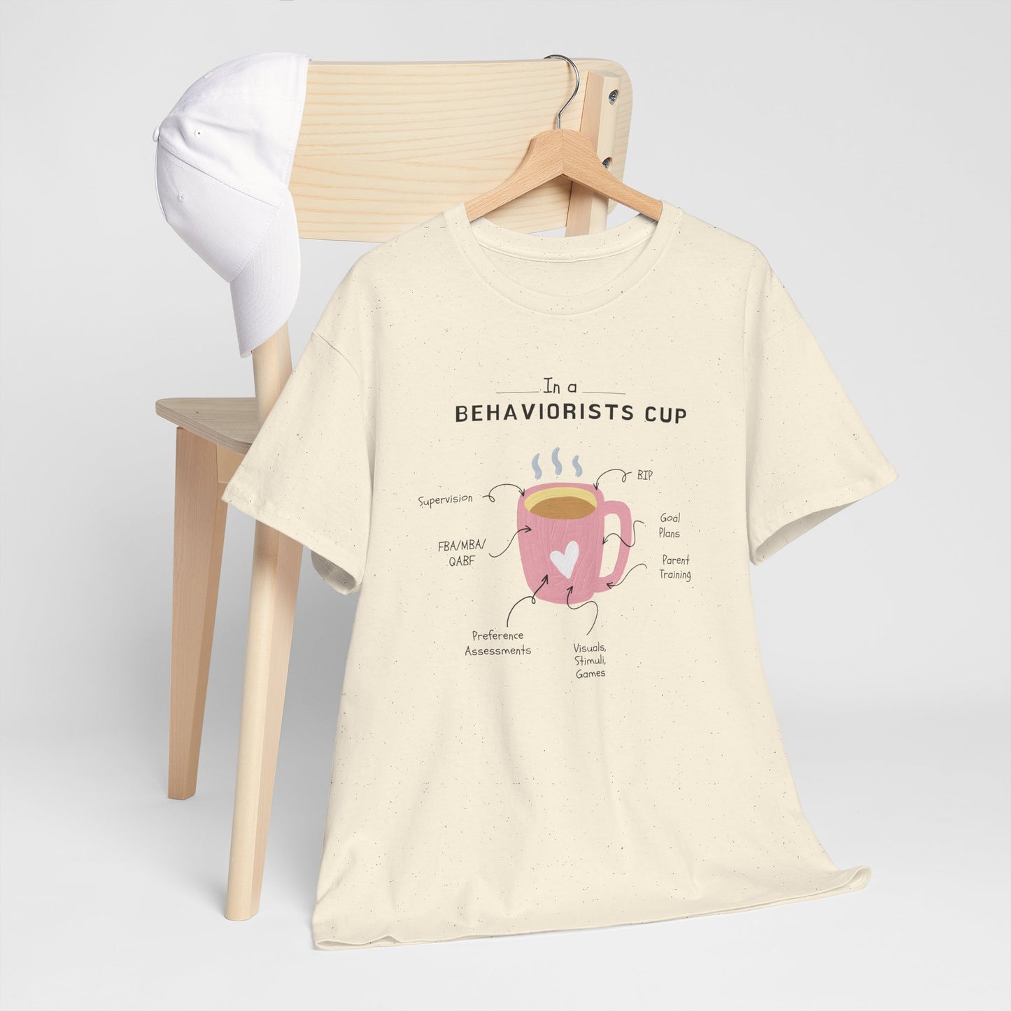 Behaviorist's Cup Unisex Heavy Cotton Tee - Fun Graphic Tee for Psychology Lovers