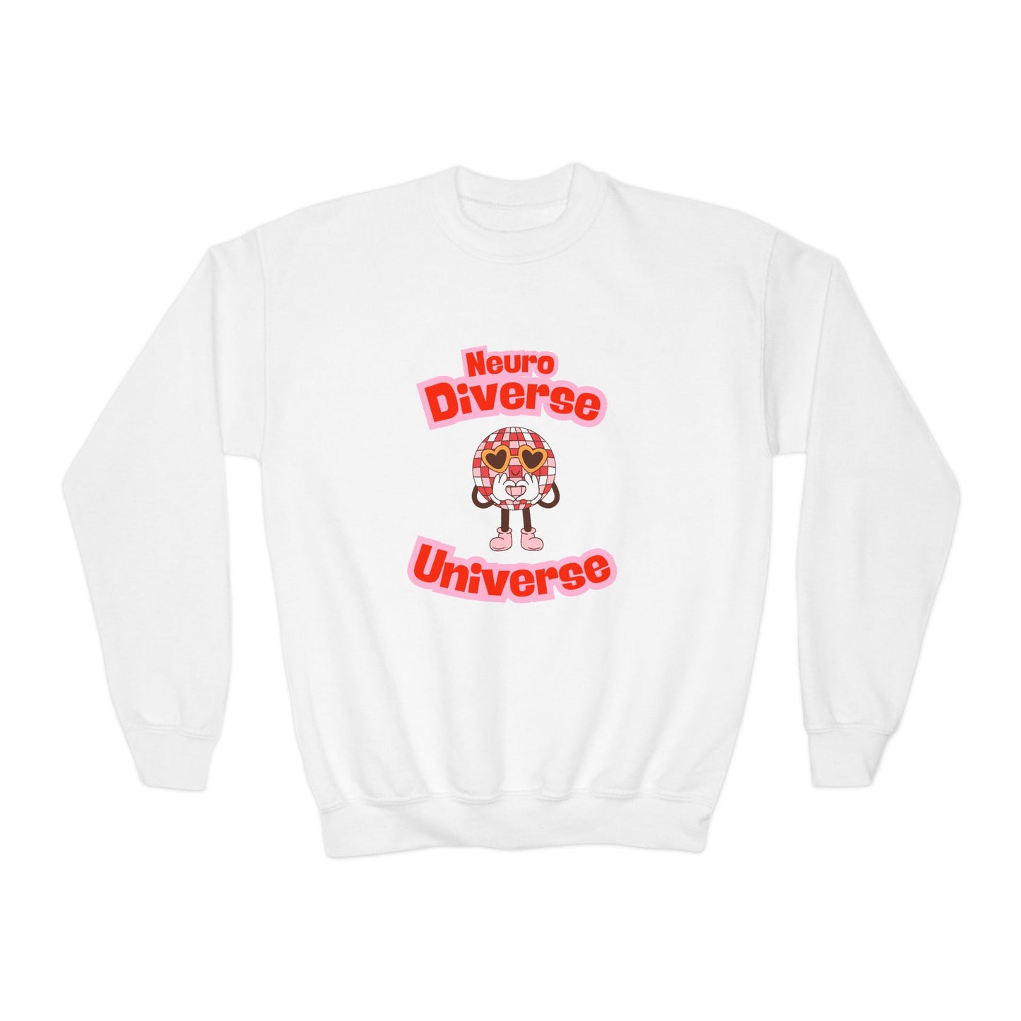 Neuro Diverse Universe Youth Crewneck Sweatshirt