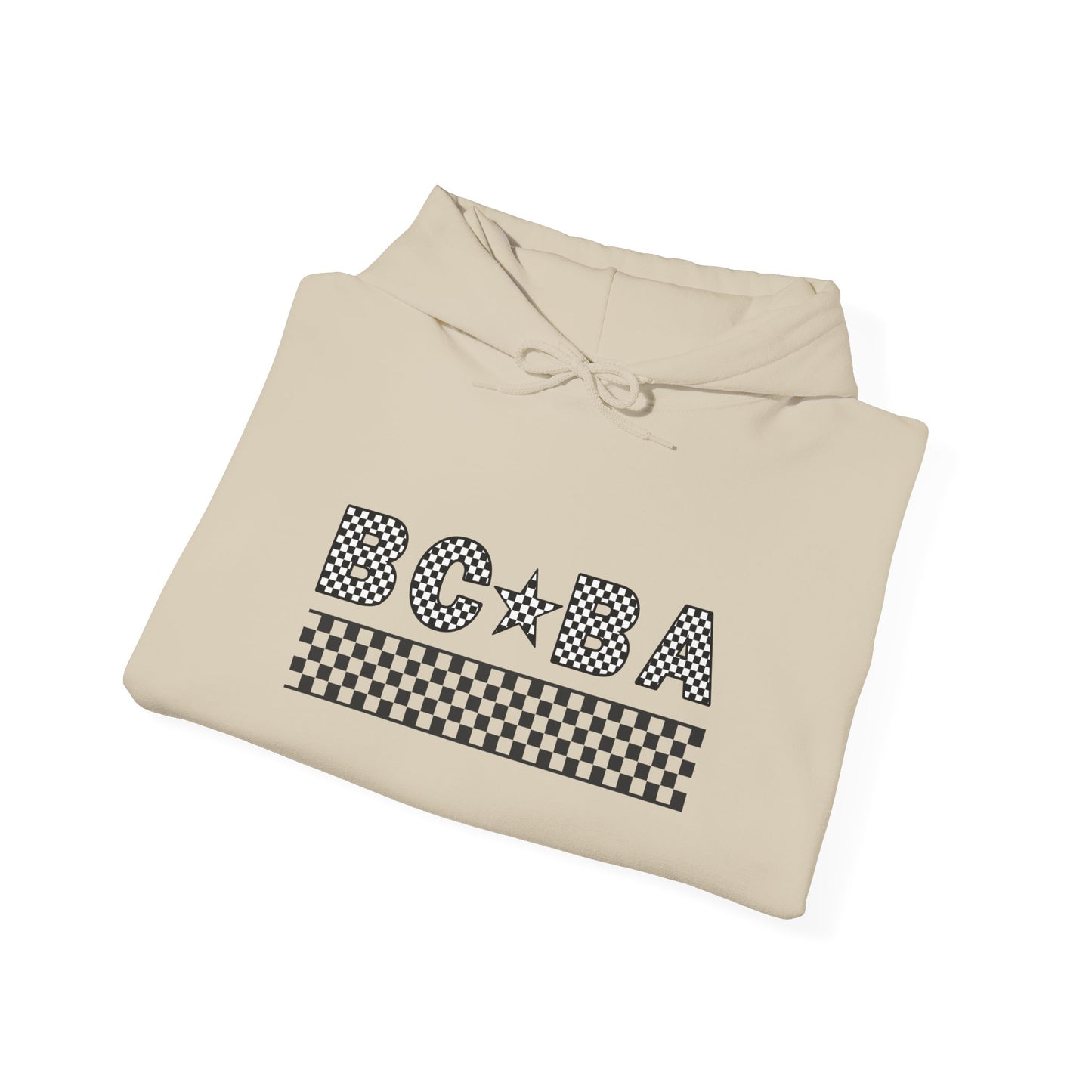 BCBA Star Checkered Hooded Sweatshirt