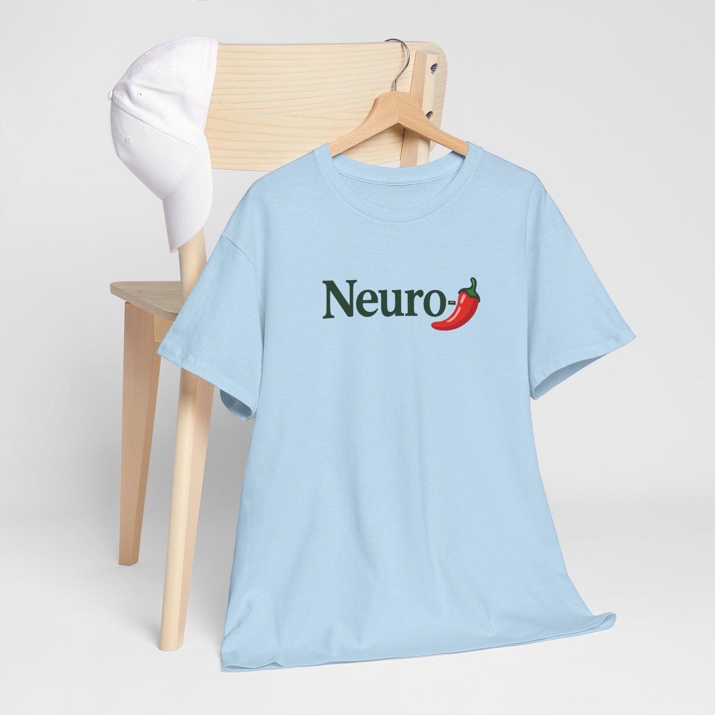 Neuro Chili Unisex Heavy Cotton Tee - Fun & Unique T-Shirt for Casual Wear
