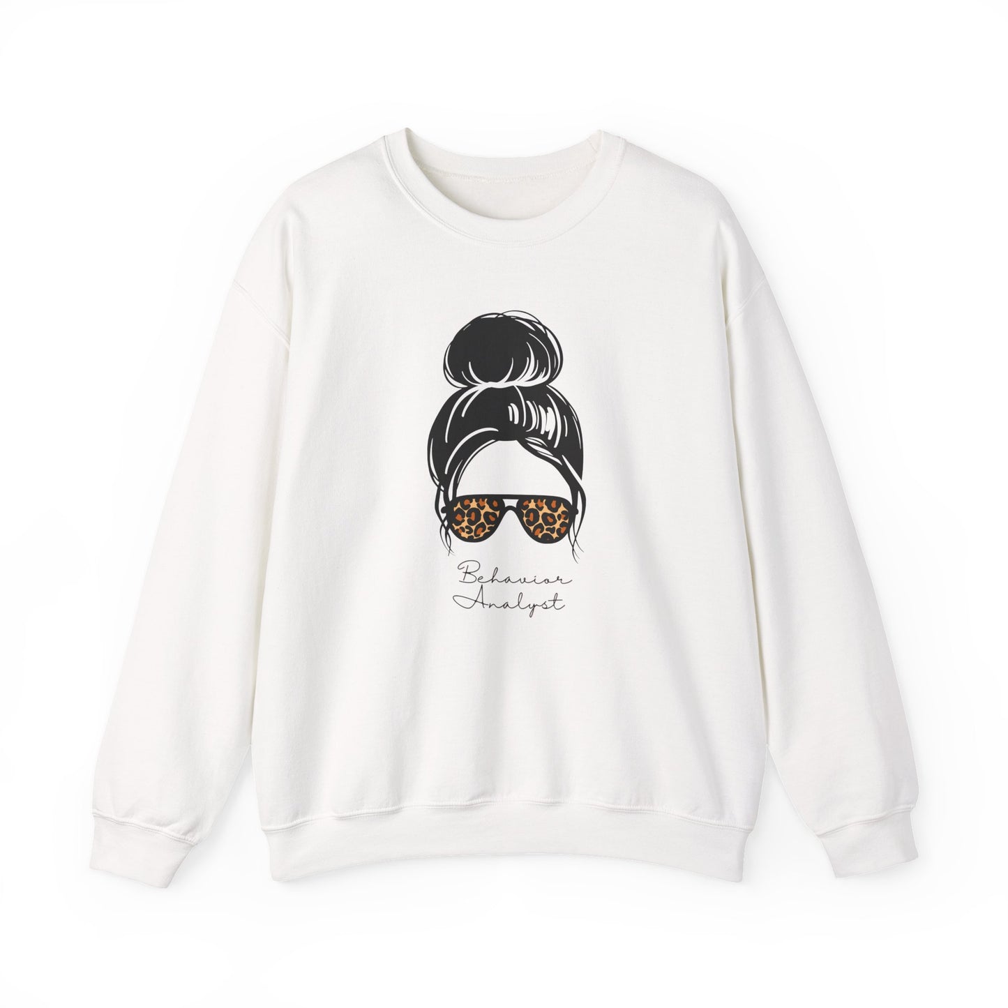 Behavior Analyst Bun Crewneck Sweatshirt