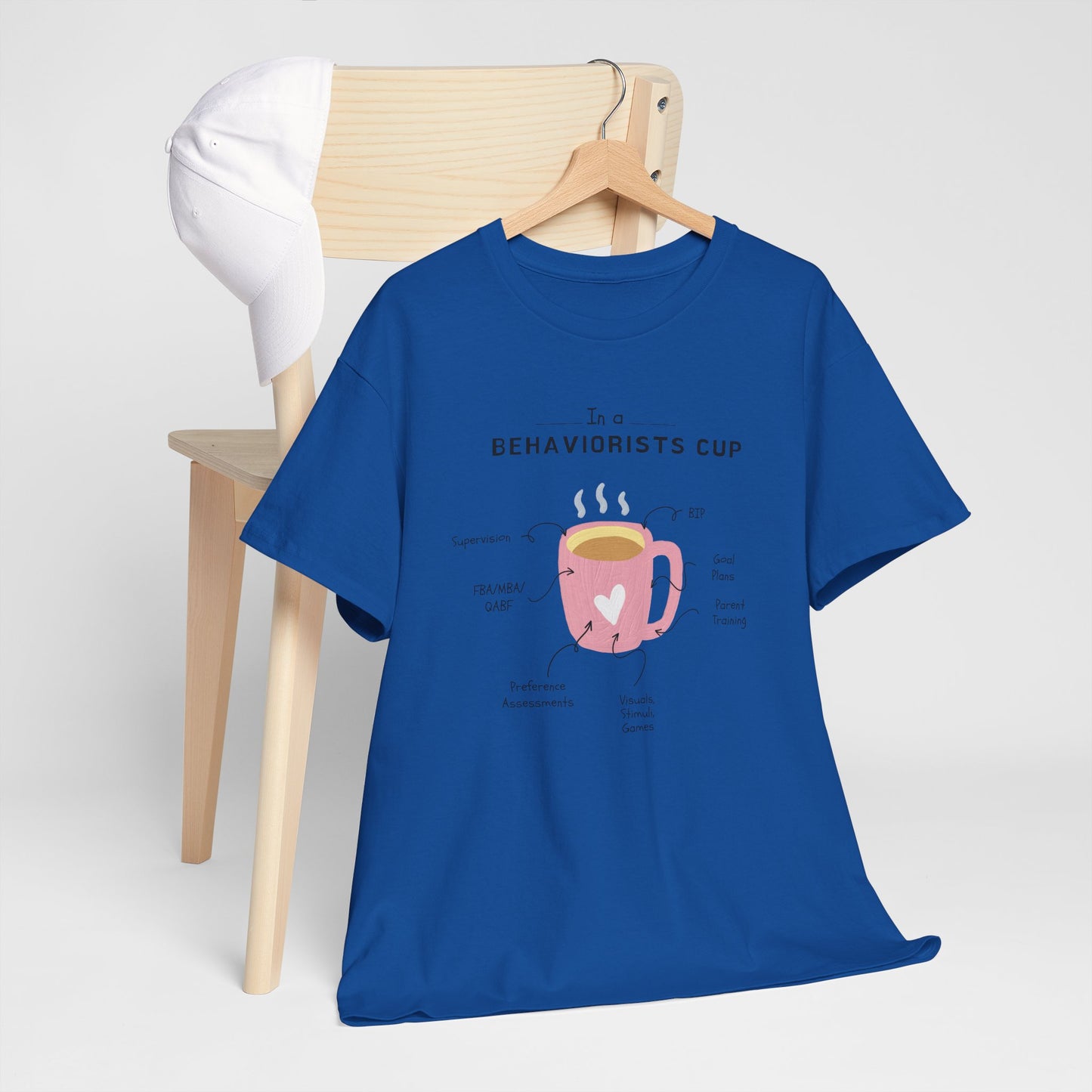 Behaviorist's Cup Unisex Heavy Cotton Tee - Fun Graphic Tee for Psychology Lovers