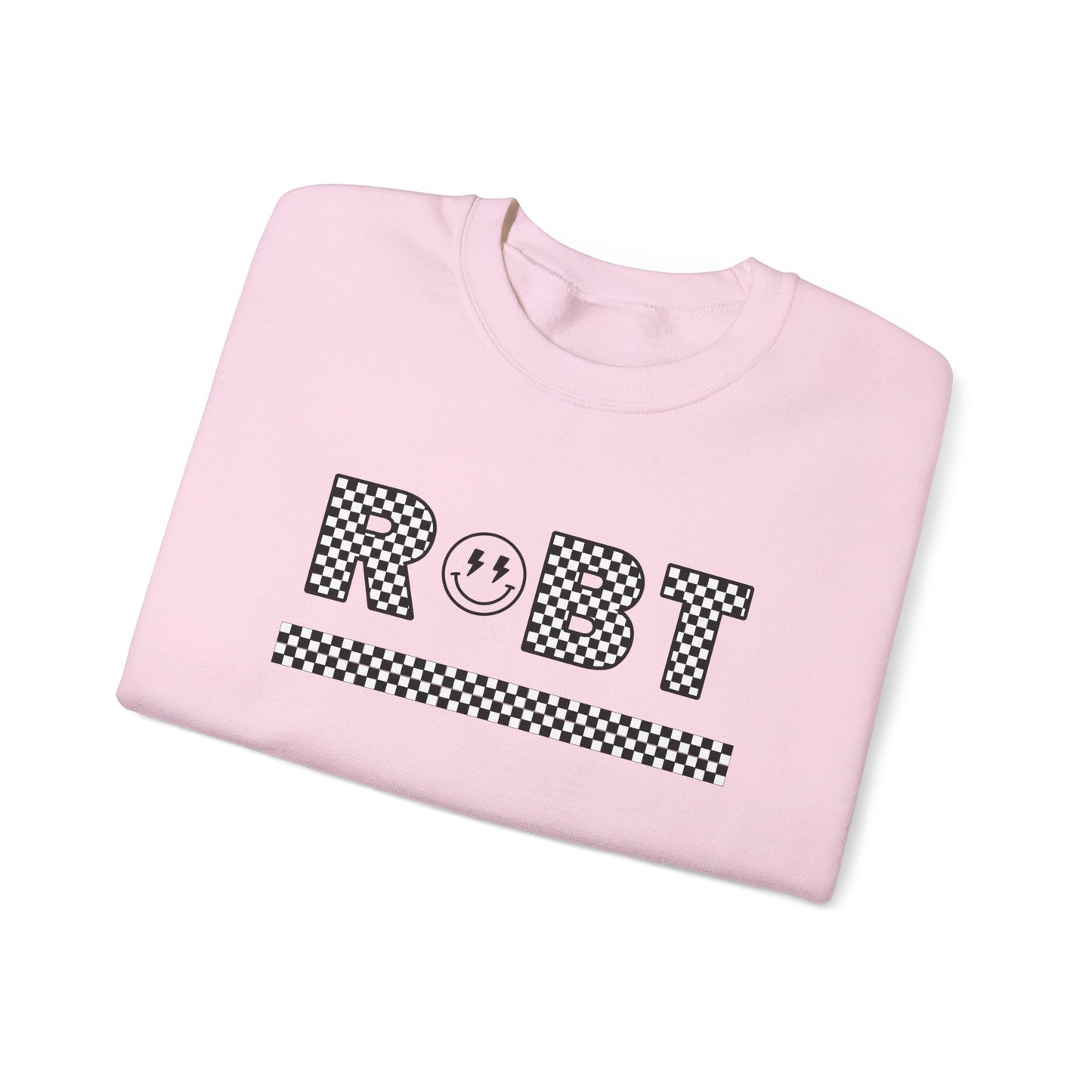 RBT Checkerboard Logo with Smile- Crewneck Sweatshirt