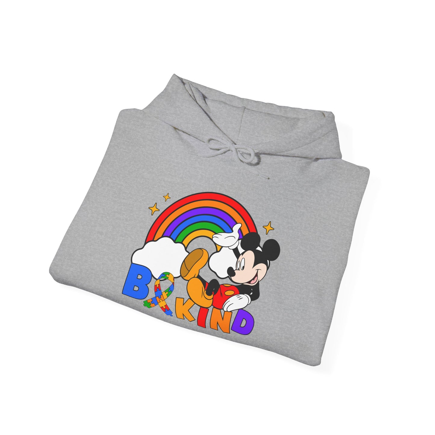 Hoodie — Be Kind Rainbow Mickey Graphic Pullover
