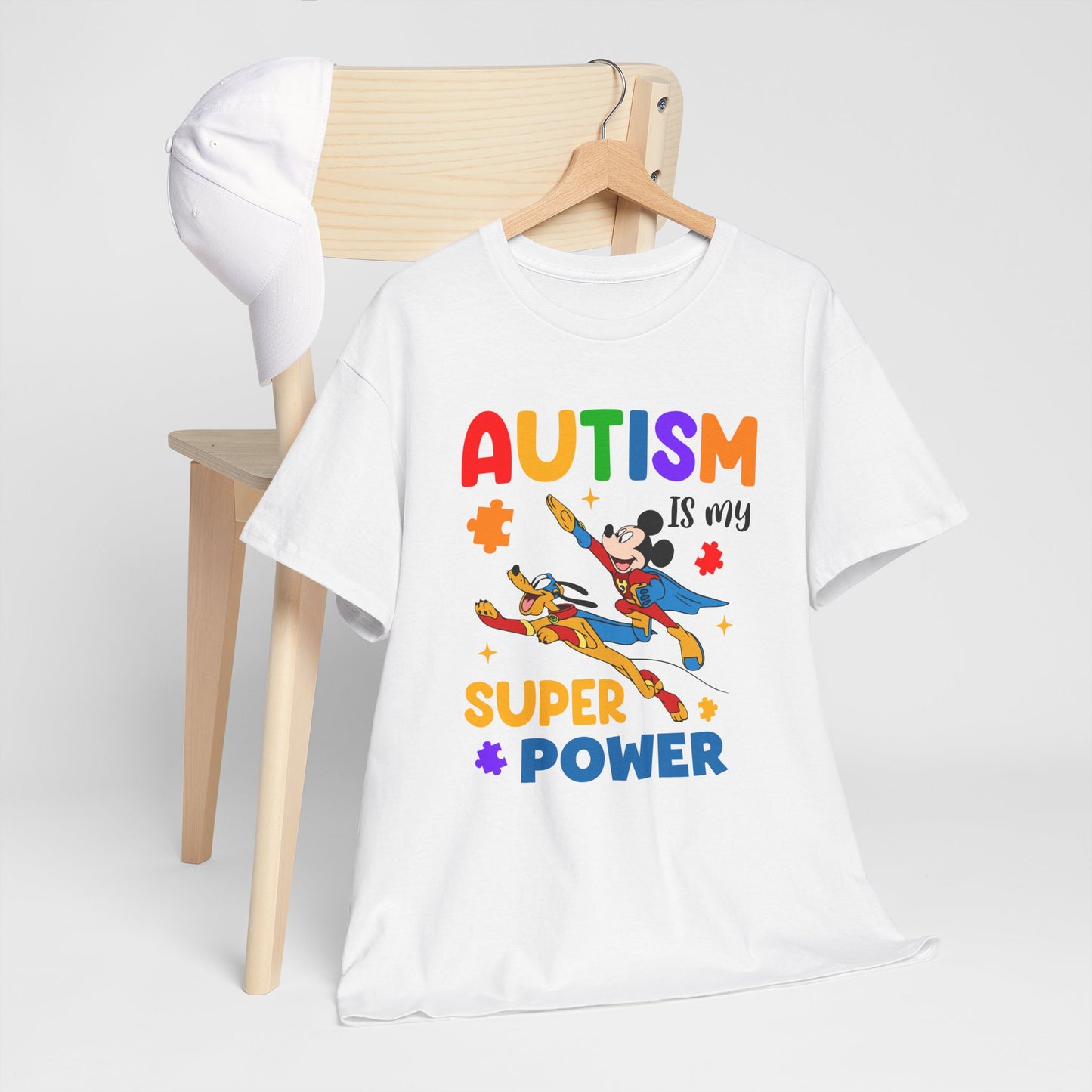 Autism Is My Superpower Tee — Colorful Autism Awareness Kids Shirt