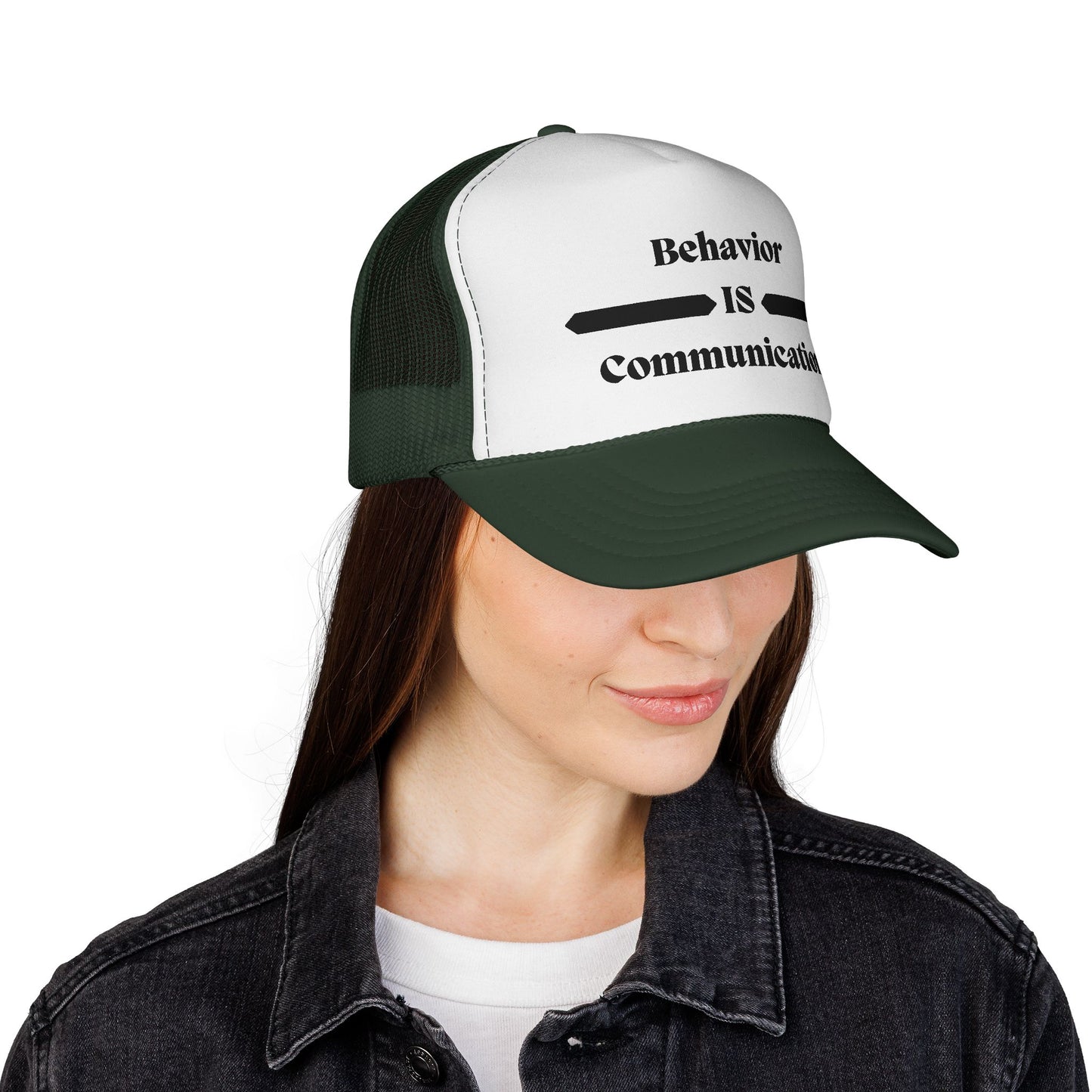 Trucker Cap — "Behavior IS Communication" Mesh Hat for Behavior Analysts & Therapists