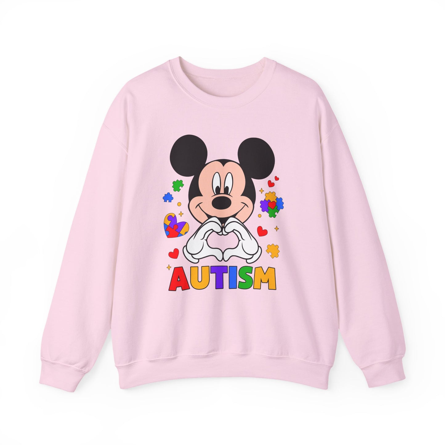 Autism Awareness Cartoon Crewneck Sweatshirt