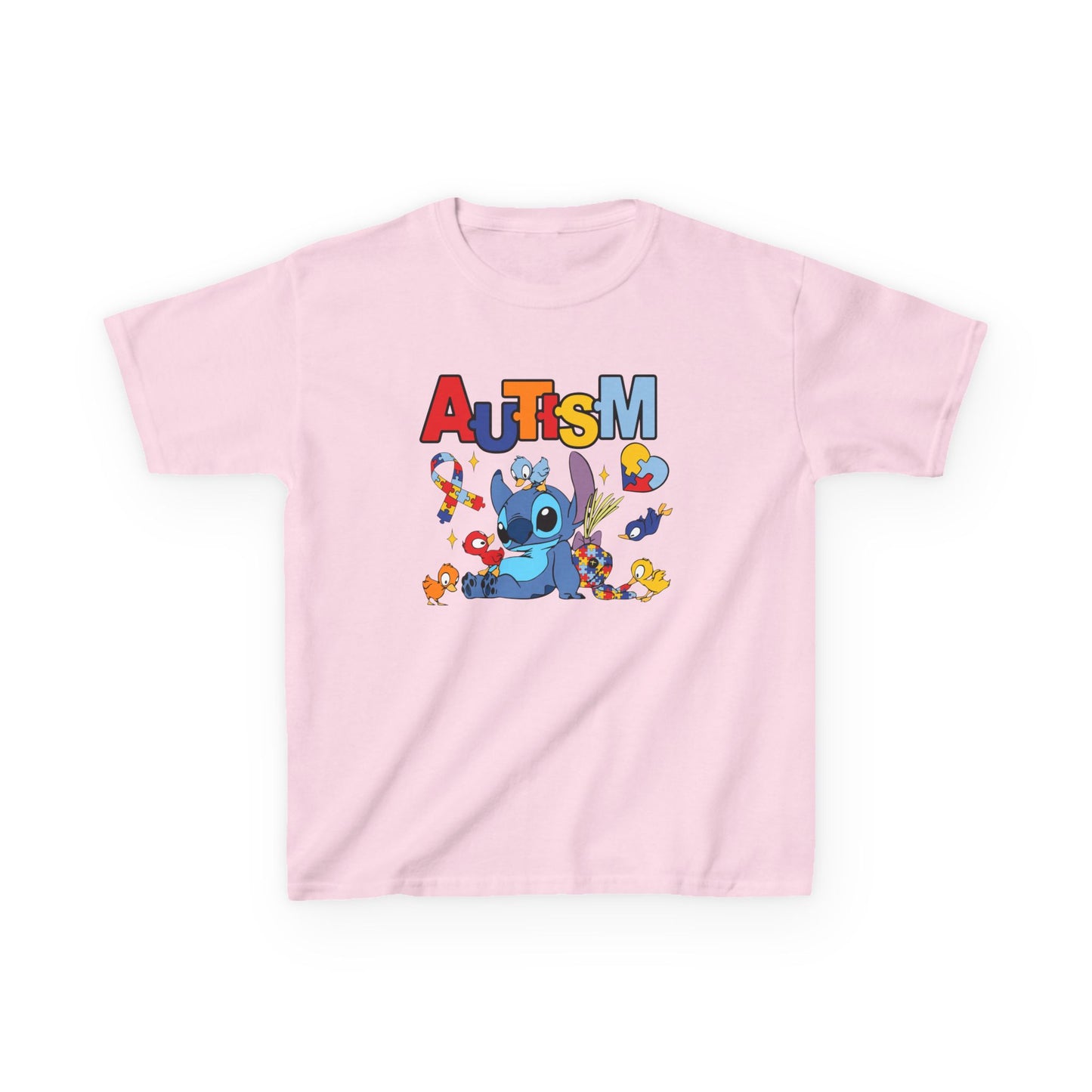 Kids Tee — Cute Autism Awareness Design with Puzzle Pieces