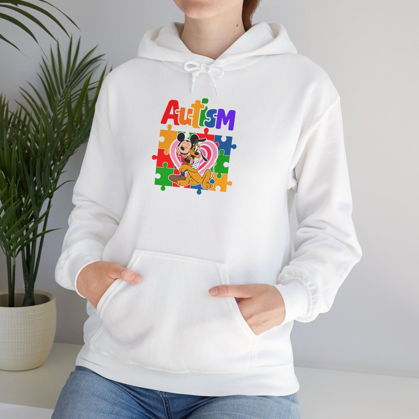 Autism Awareness Puzzle Heart Hoodie – Support & Acceptance Sweatshirt