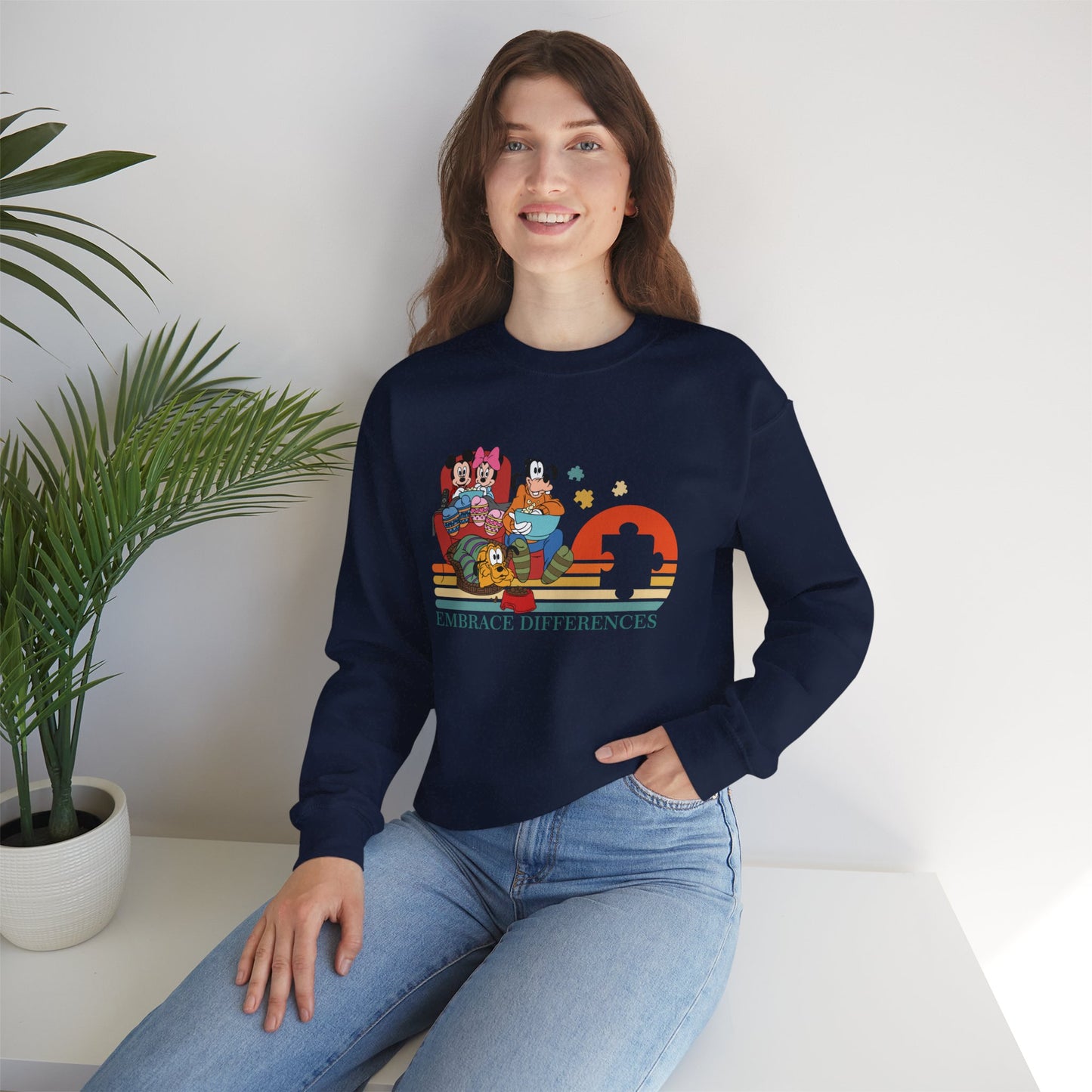 Embrace Differences Crewneck Sweatshirt
