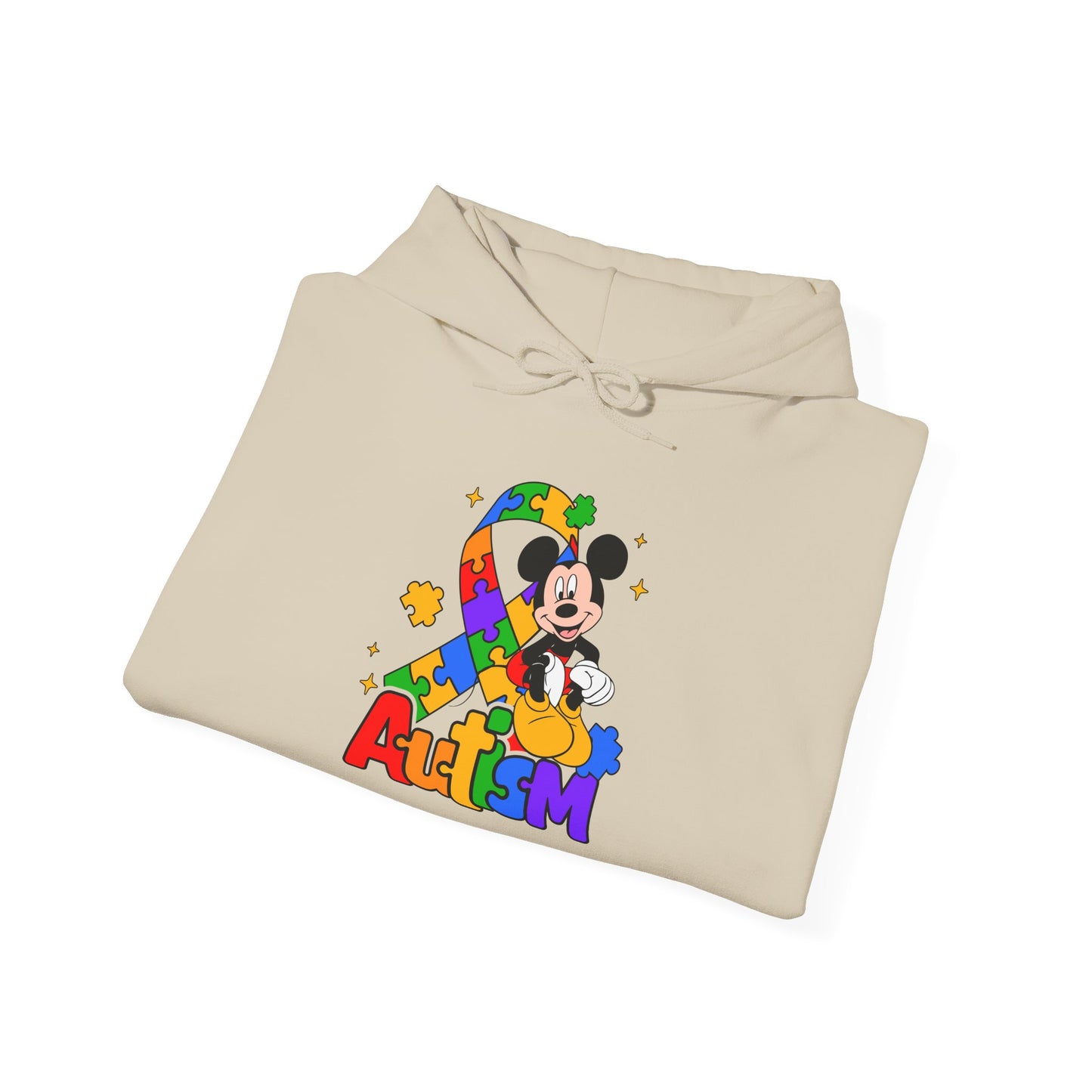 Autism Awareness Hoodie — Colorful Puzzle Heart Design