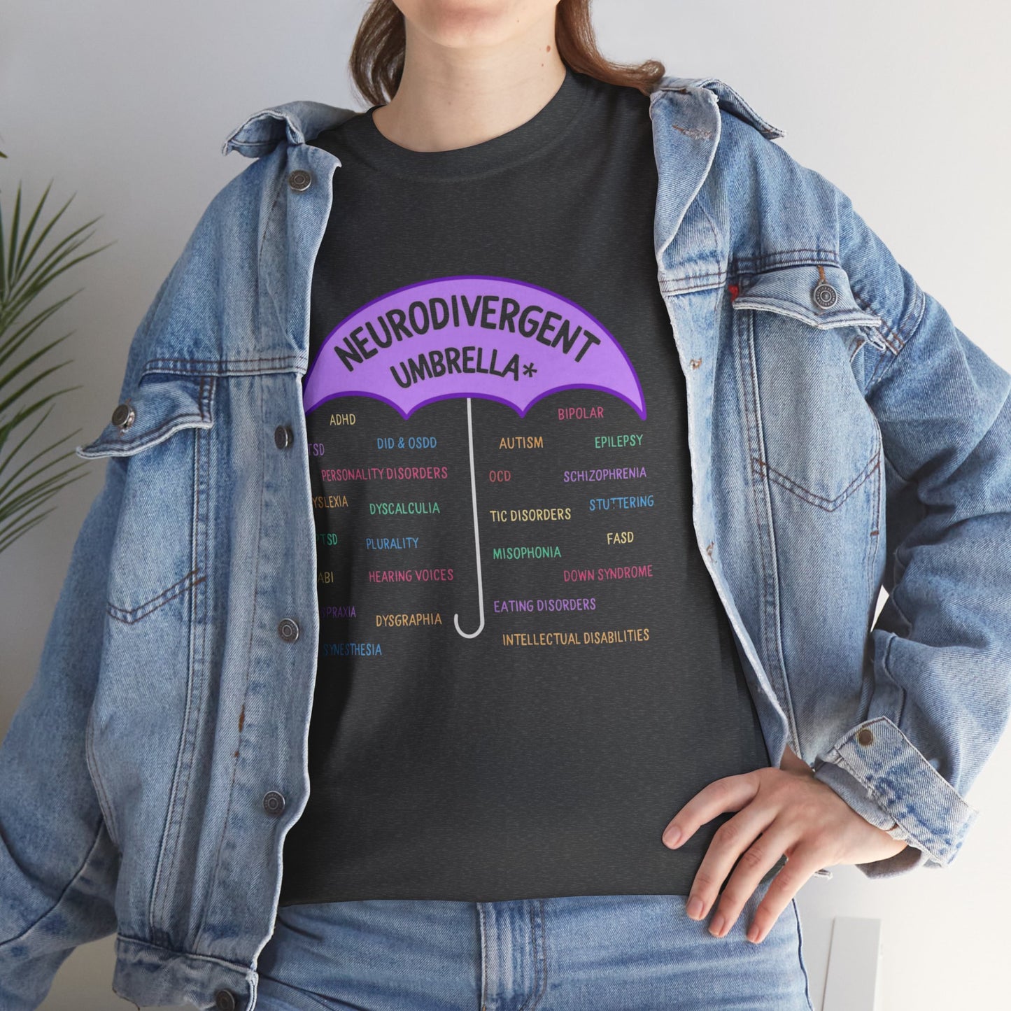 Neurodivergent Umbrella Unisex Heavy Cotton Tee
