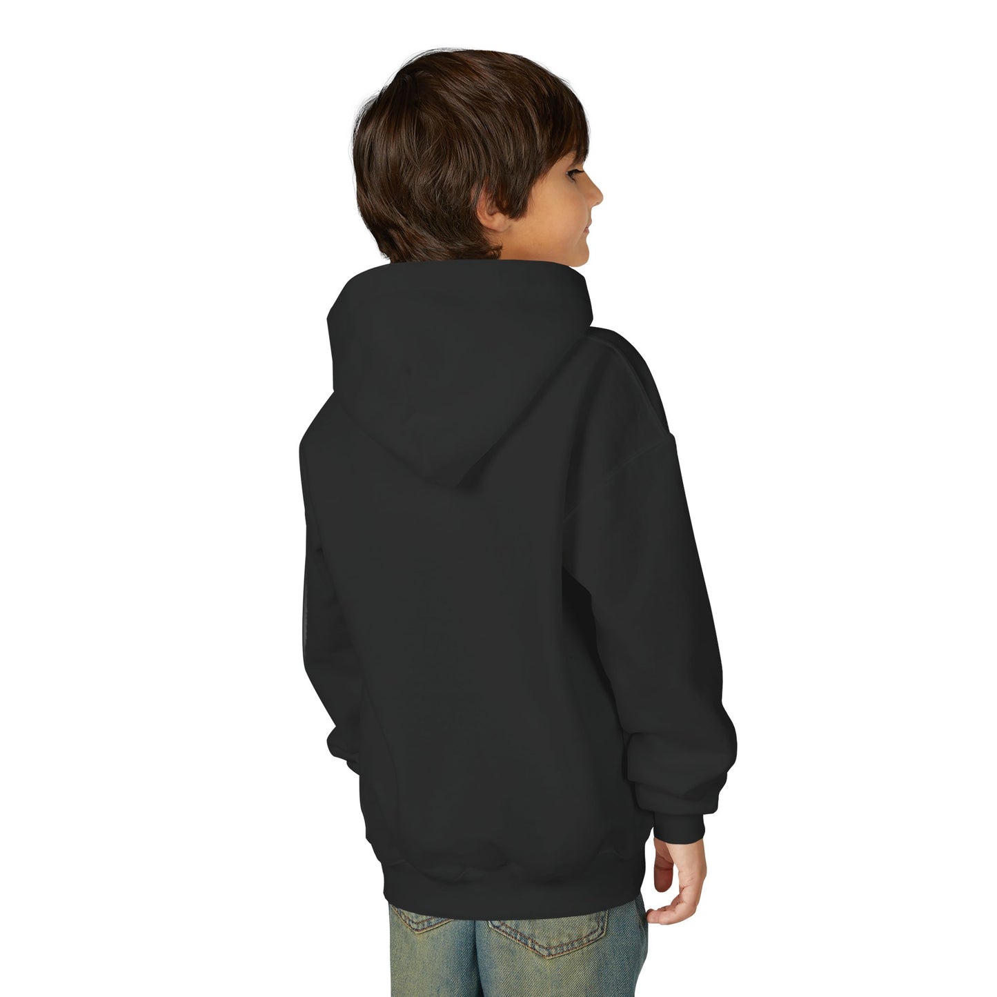 Be Kind Youth Hoodie - Colorful Butterfly & Handprint Design