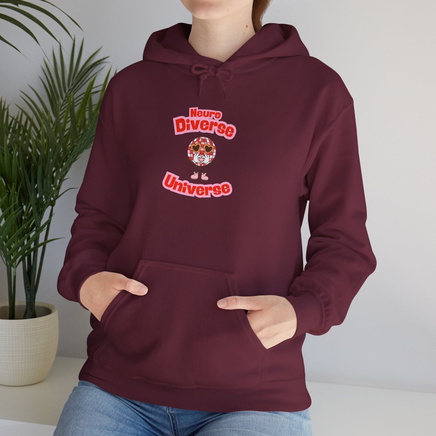Neurodiverse Universe Hoodie — Cute Neurodiversity Awareness Sweatshirt