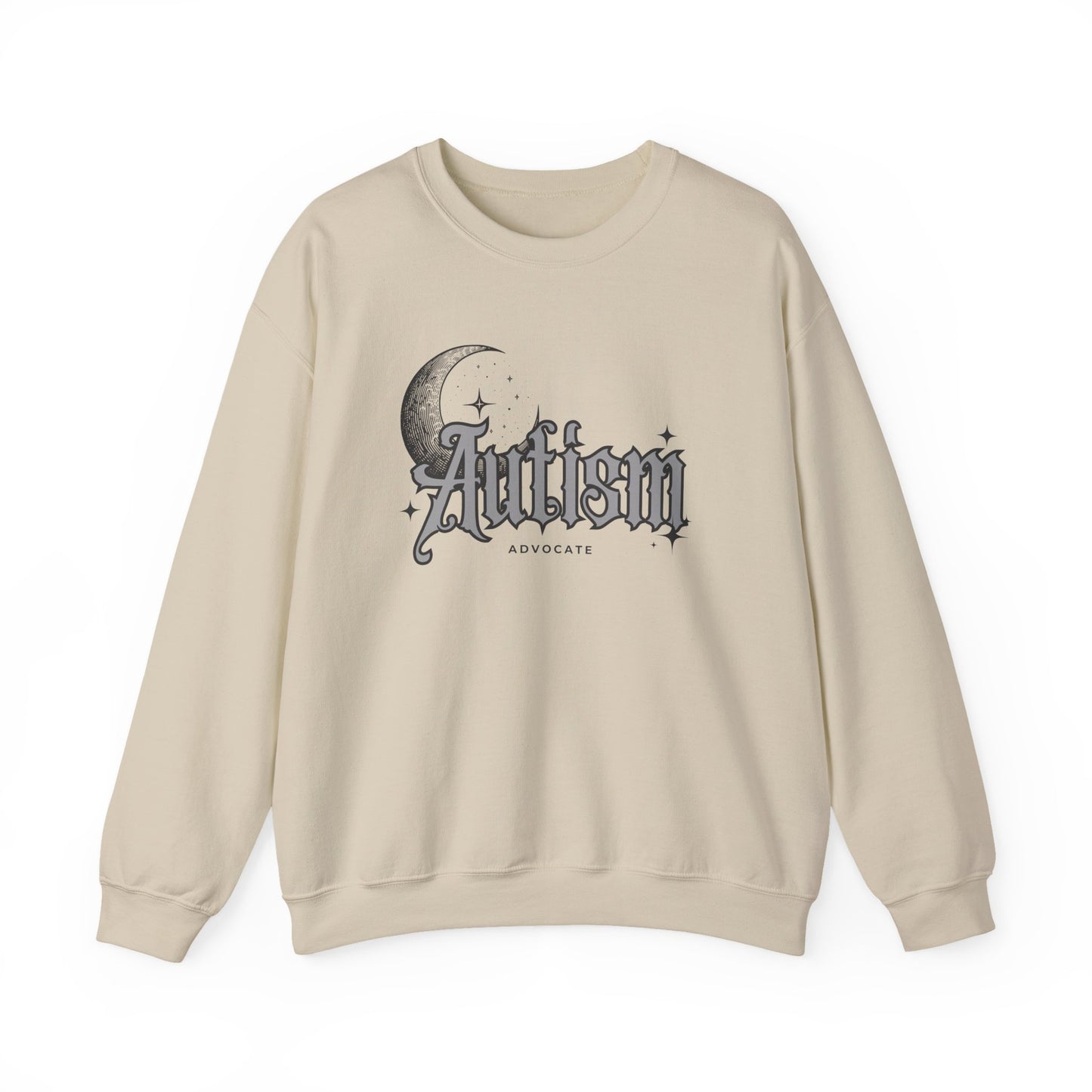 Autism Advocate Crewneck Sweatshirt — Moon Gothic Design