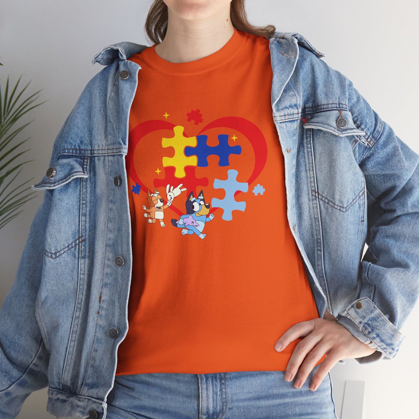 Autism Awareness Heart Puzzle T-Shirt