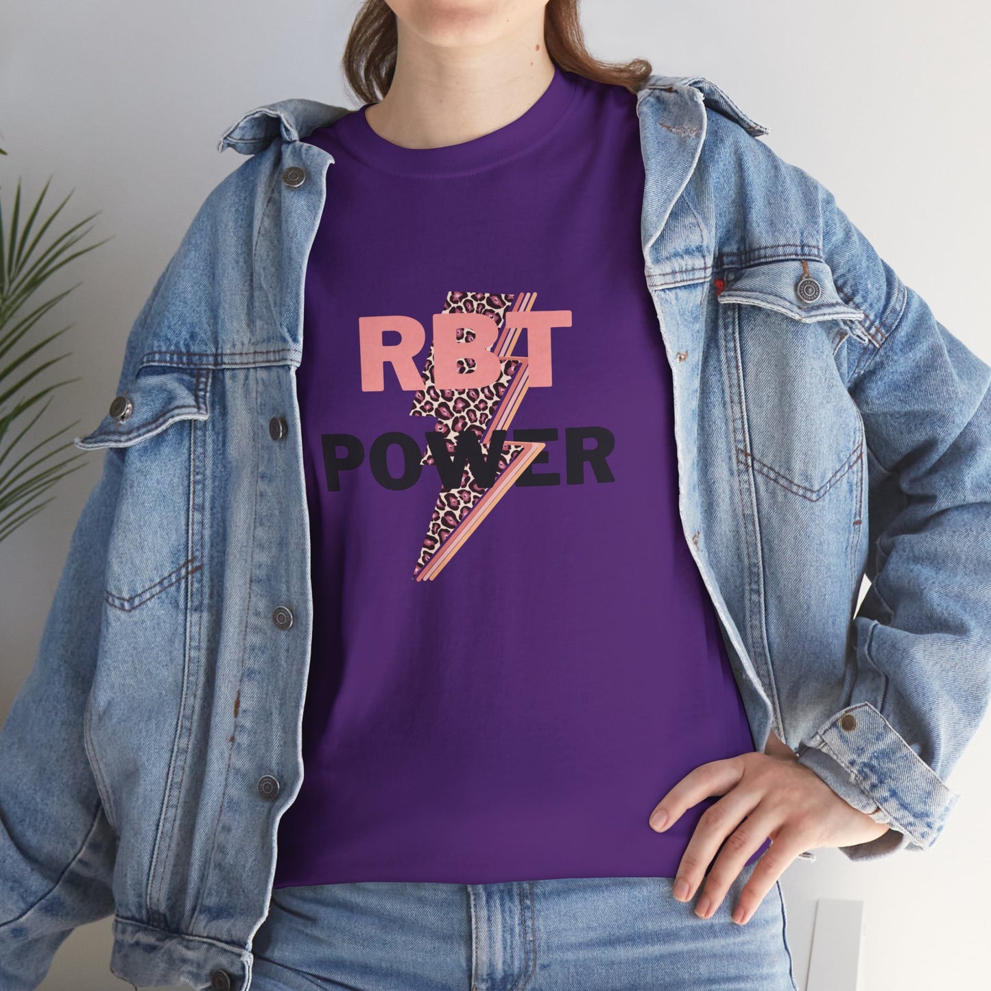 Empowerment Graphic Tee - Unisex Heavy Cotton Shirt with Bold Lightning Design