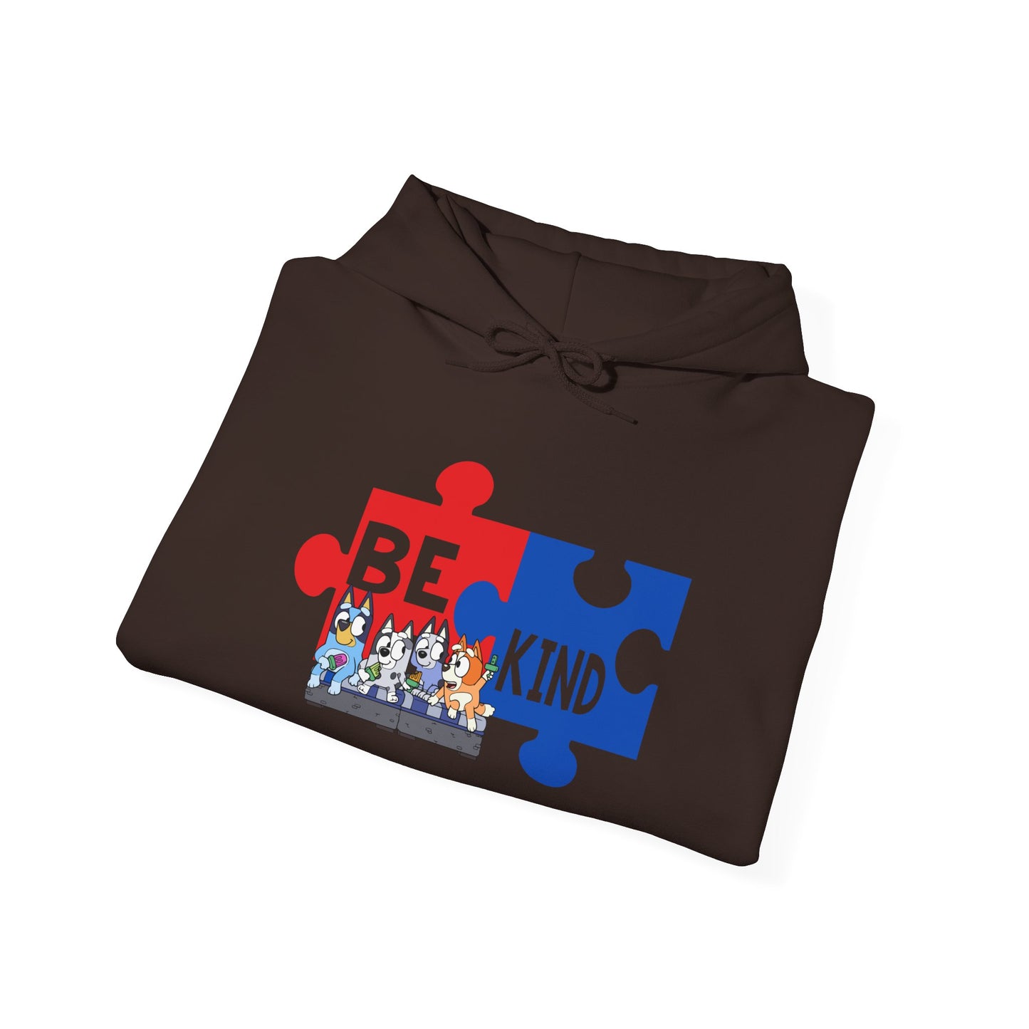 Be Kind Puzzle Hoodie – Autism Awareness Community Sweatshirt