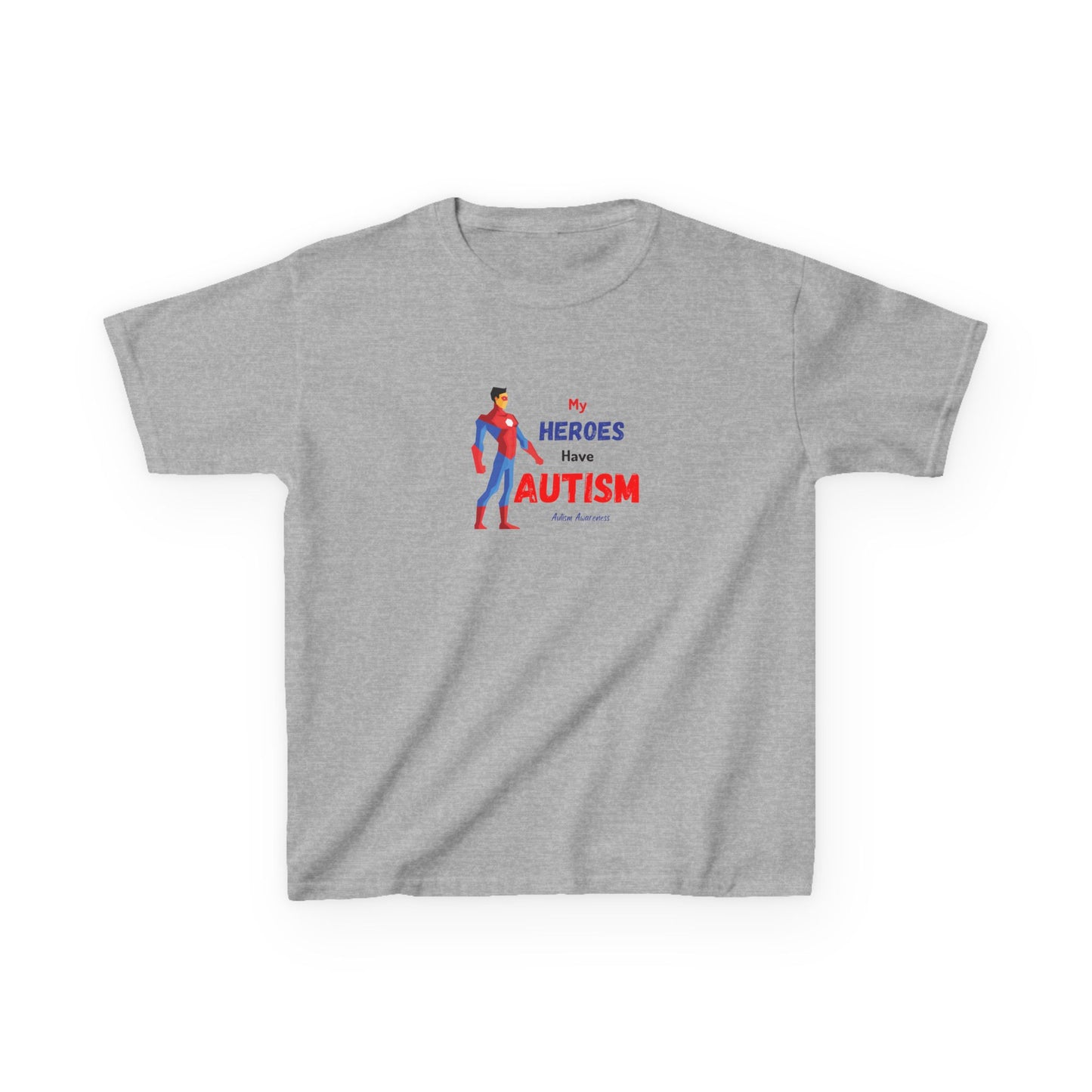 Autism Awareness Kids Tee - My Heroes Have Autism