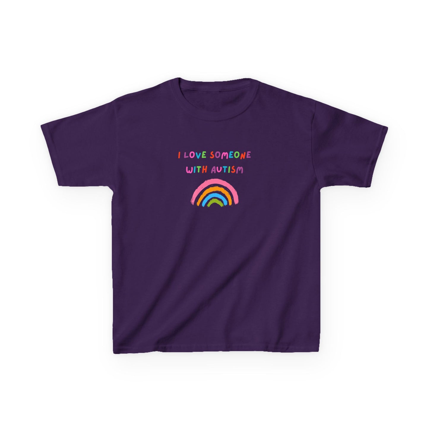Autism Awareness Kids Tee - I Love Someone with Autism