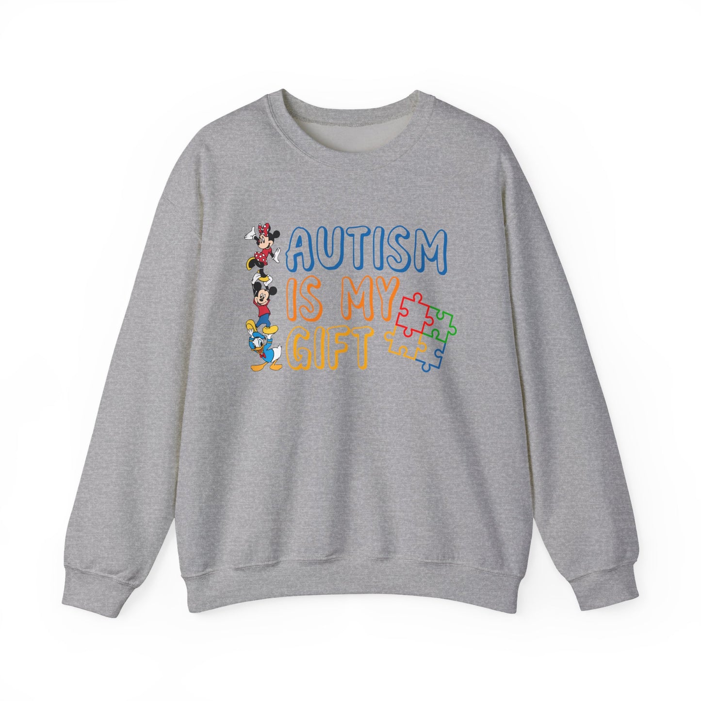Autism Is My Gift Crewneck Sweatshirt