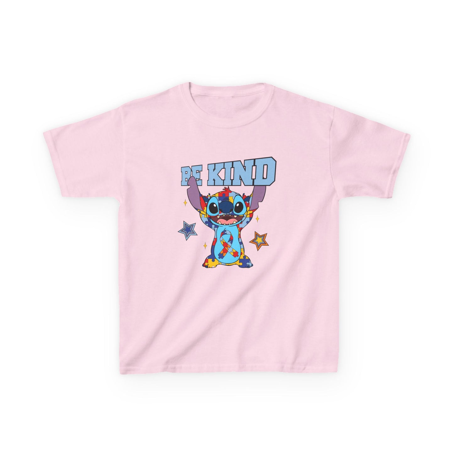 Kids Tee — Cute 'Be Kind' Cartoon Alien Graphic Shirt