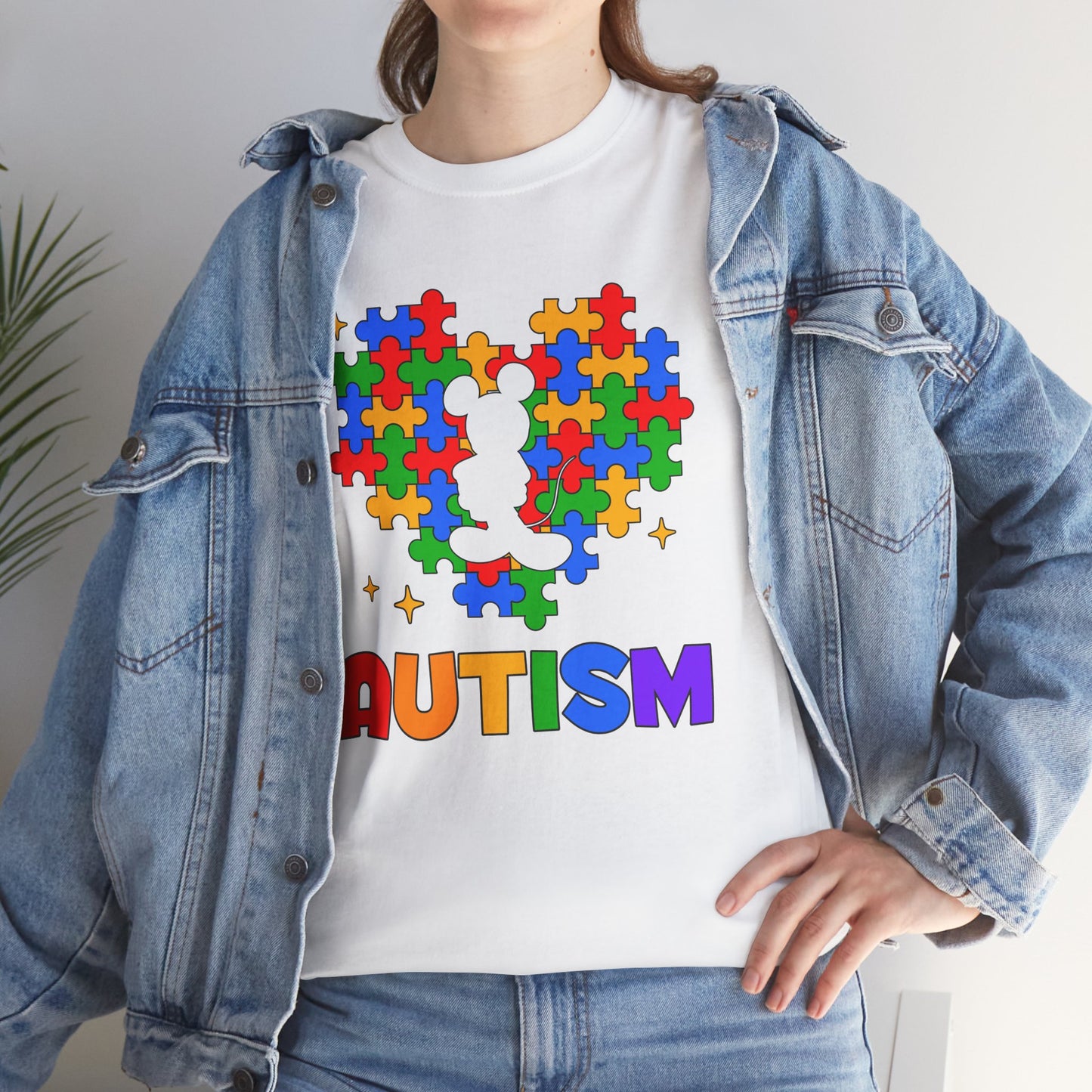 Autism Puzzle Heart T-Shirt — Colorful Support Tee