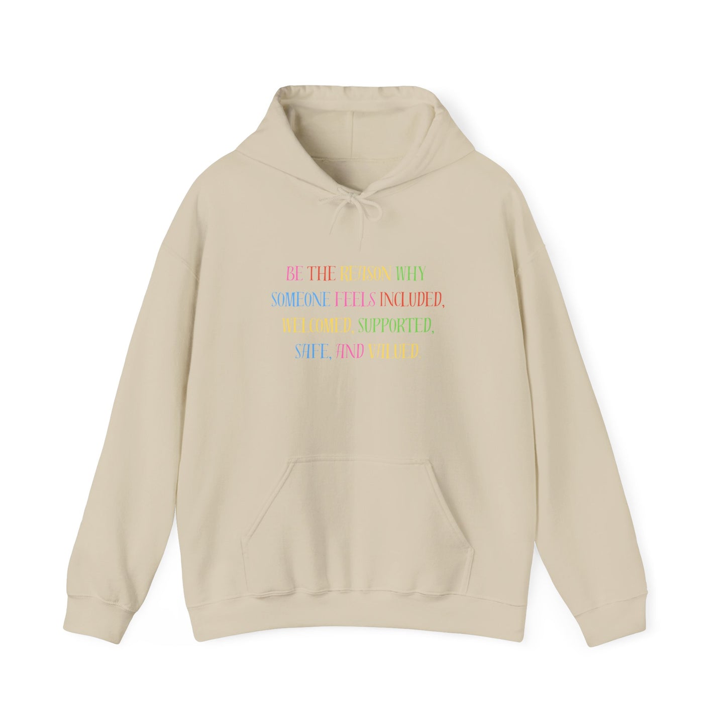 Pastel Inspirational Hoodie — 'Be the Reason Someone Smiles Today' Comfort Pullover