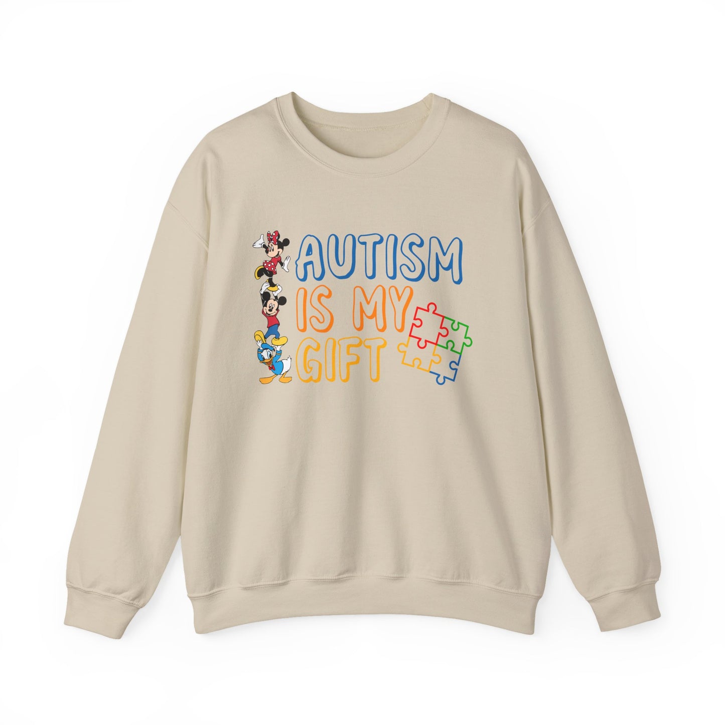 Autism Is My Gift Crewneck Sweatshirt