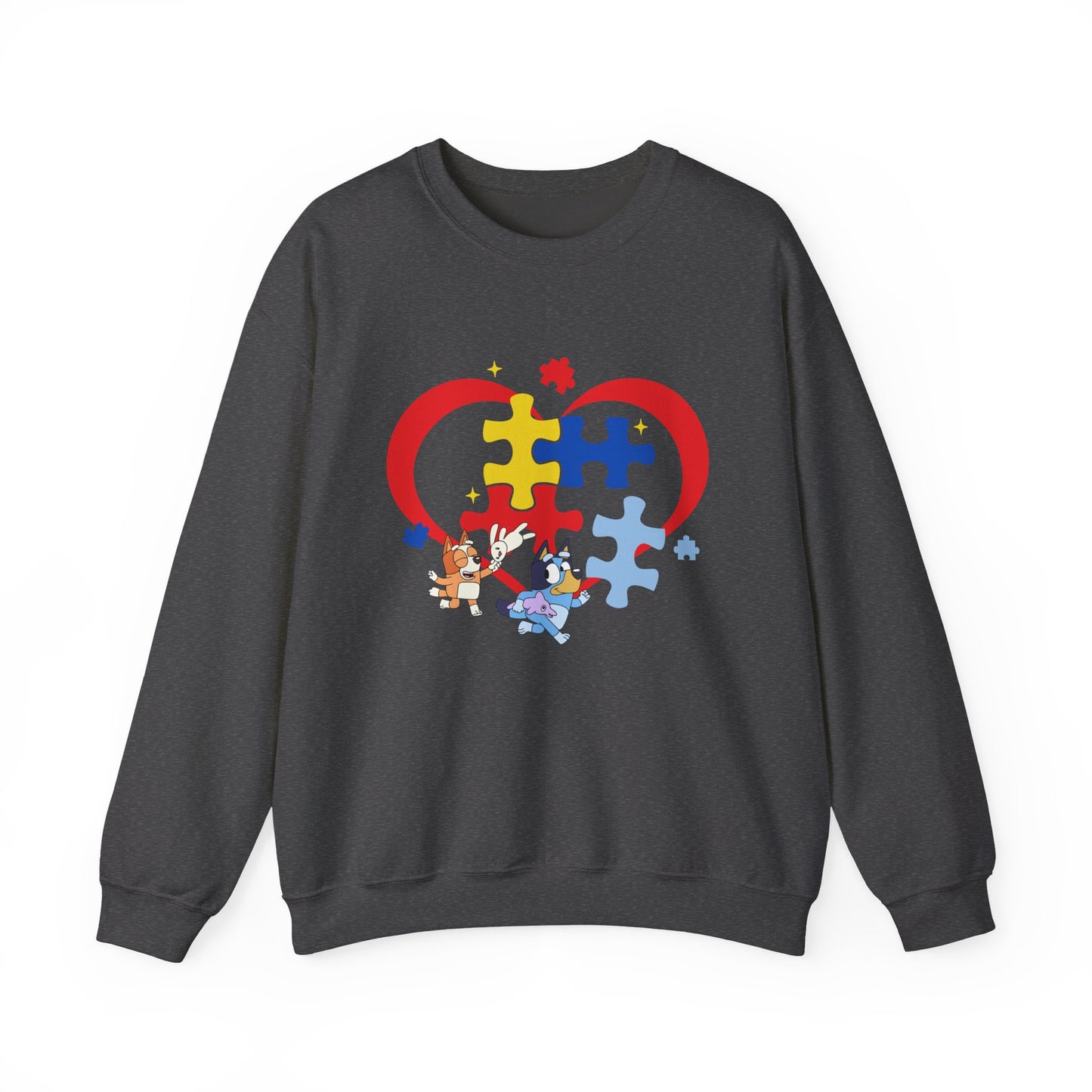 Autism Awareness Puzzle Heart Sweatshirt