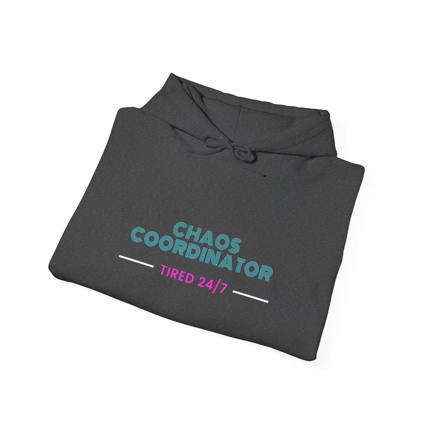Chaos Coordinator Hoodie — Pastel 'Chaos Coordinator' Text Pullover