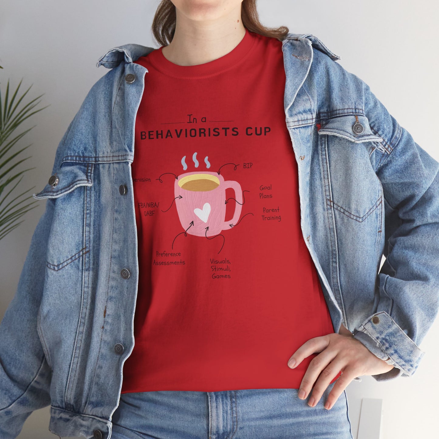 Behaviorist's Cup Unisex Heavy Cotton Tee - Fun Graphic Tee for Psychology Lovers