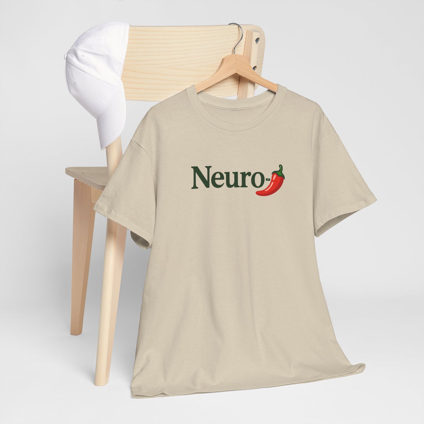 Neuro Chili Unisex Heavy Cotton Tee - Fun & Unique T-Shirt for Casual Wear