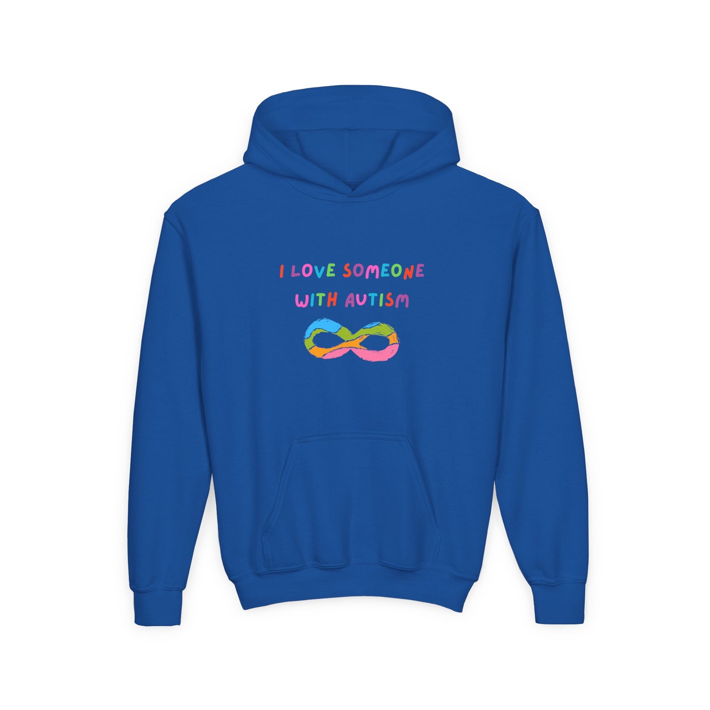 Autism Awareness Youth Hoodie - I Love Someone with Autism