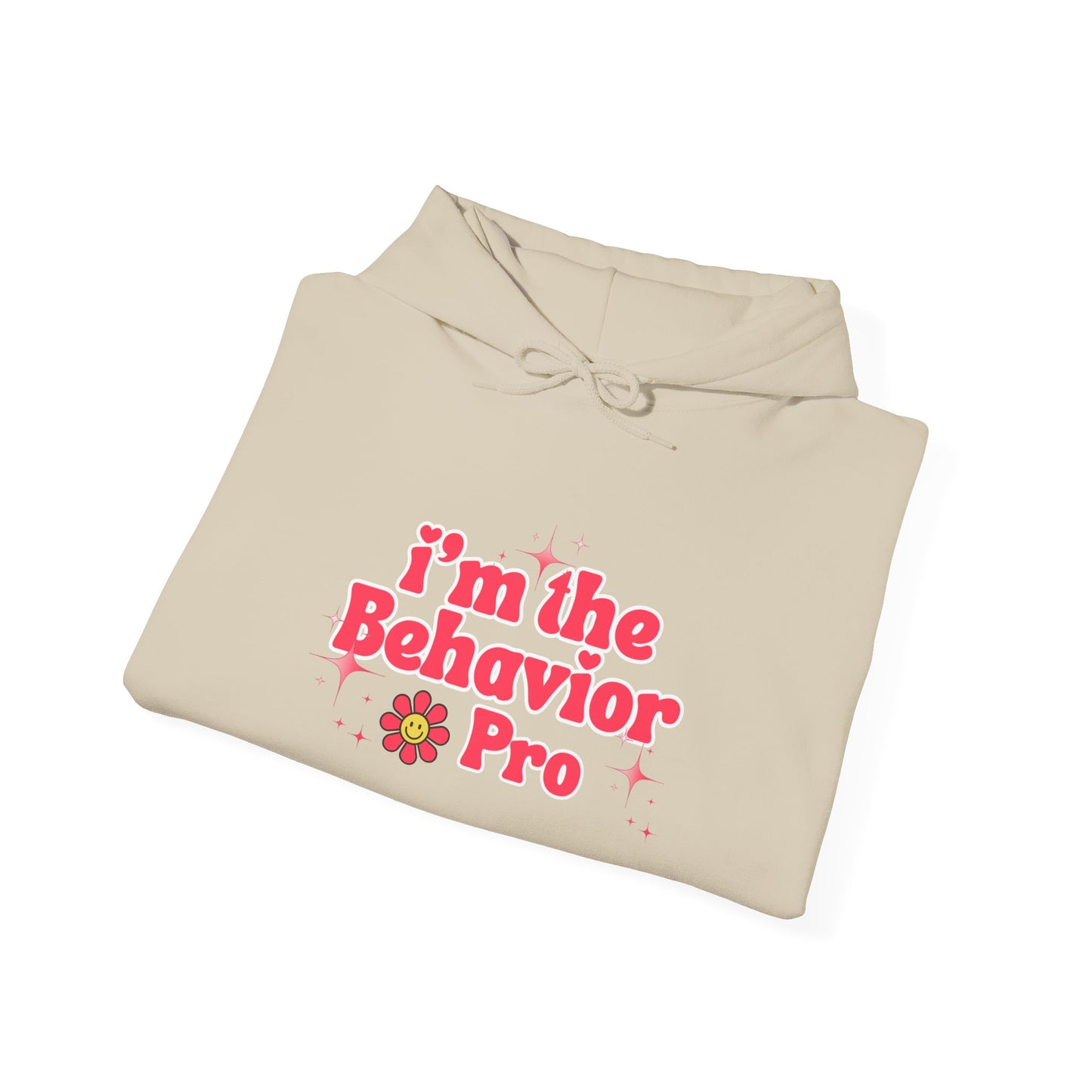 Behavior Pro Hoodie — Retro Flower "I'm the Behavior Pro"
