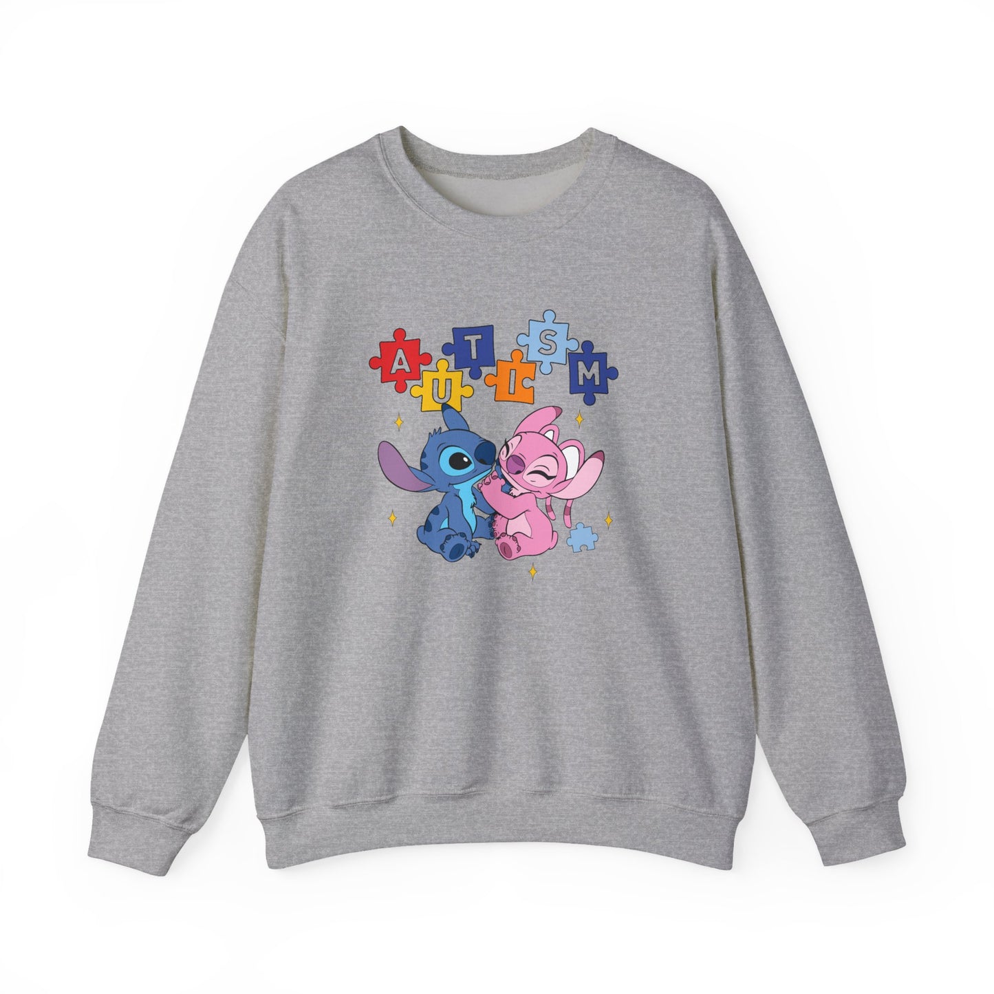Autism Puzzle Stitch Crewneck Sweatshirt