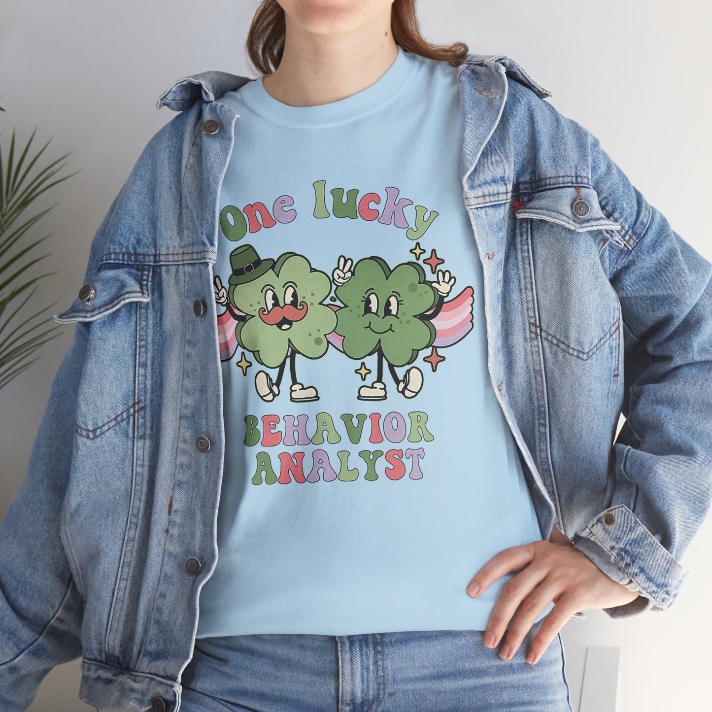 One Lucky Behavior Analyst T-Shirt — St. Patrick’s Day Shamrock ABA Shirt