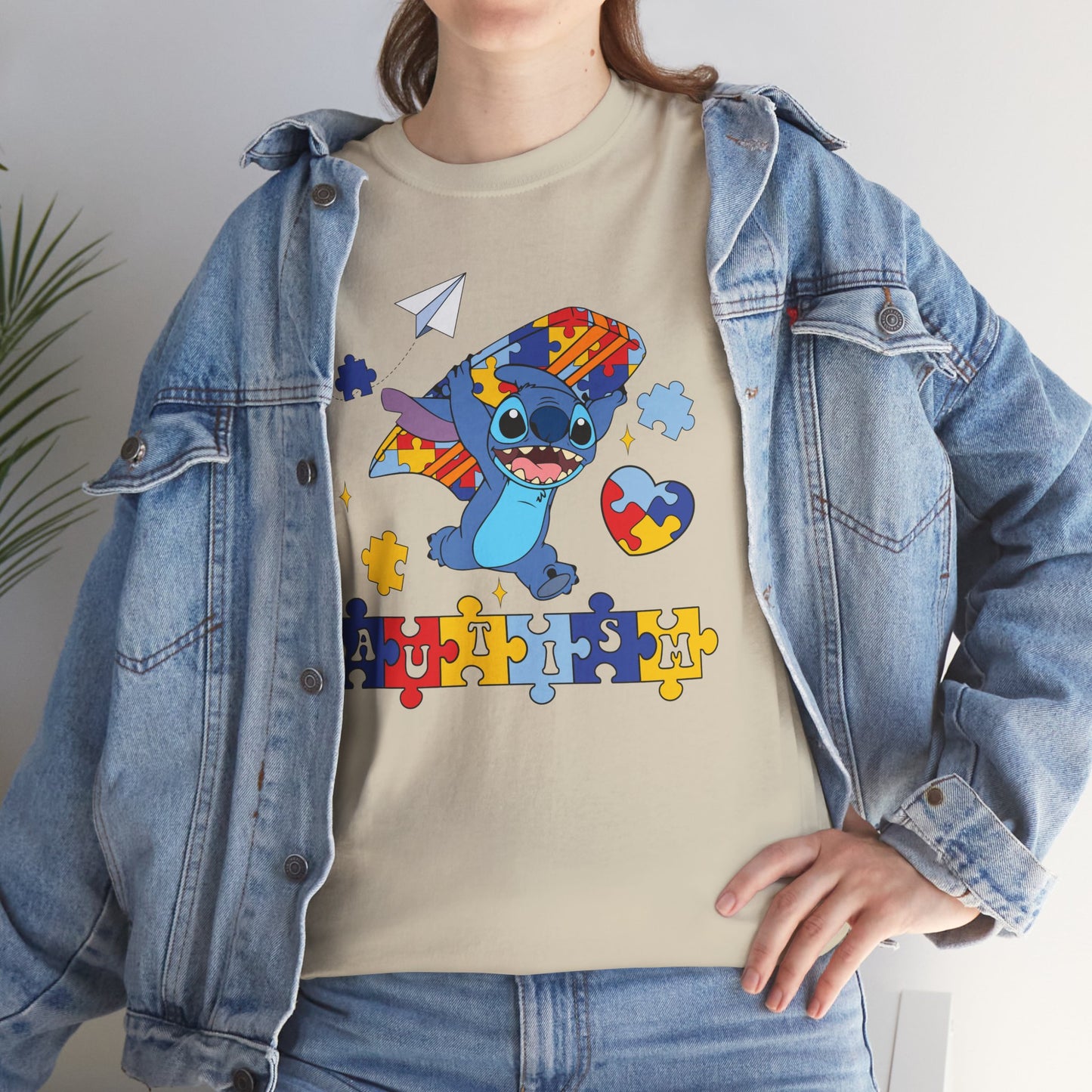 Autism Awareness Puzzle Heart Tee
