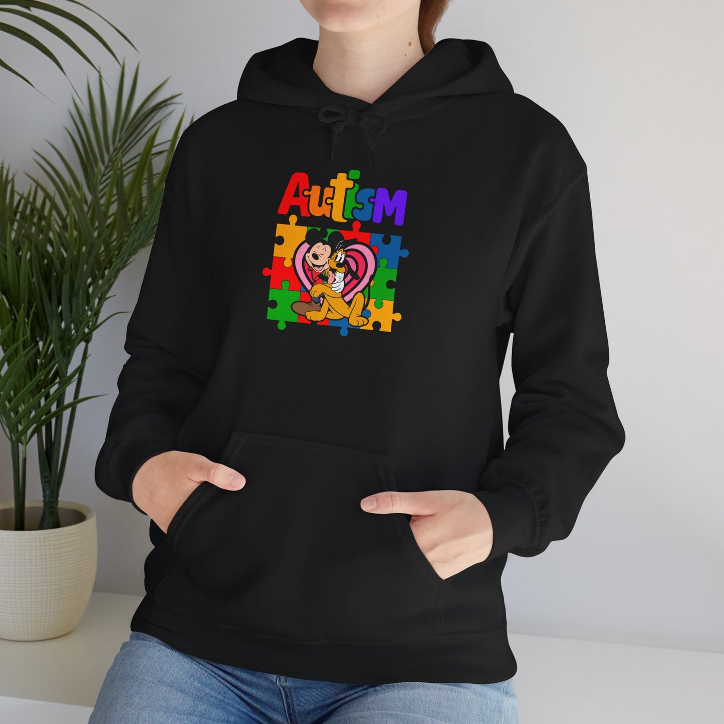 Autism Awareness Puzzle Heart Hoodie – Support & Acceptance Sweatshirt