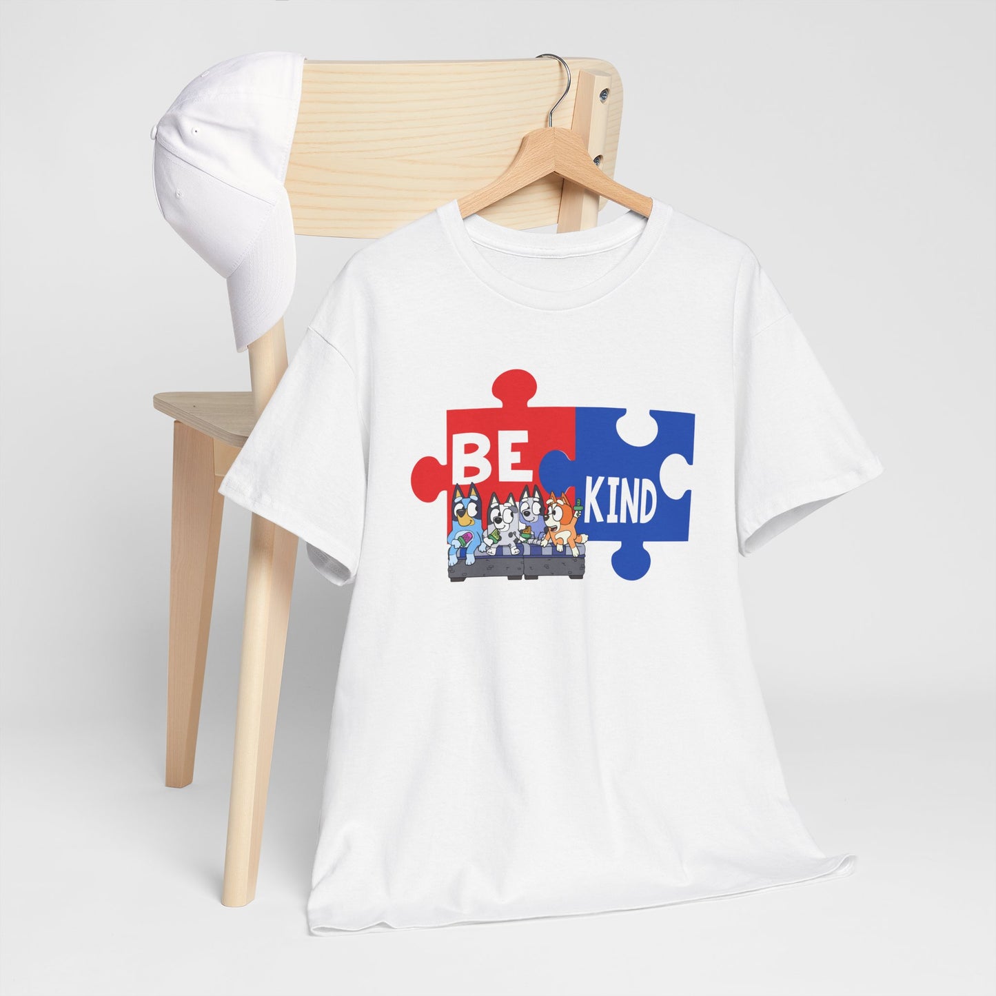 Be Kind Puzzle Piece T-Shirt — Autism Awareness Tee
