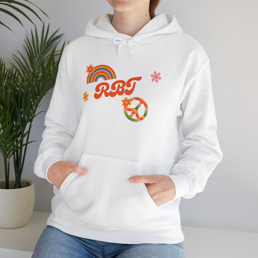 Retro Rainbow RBT Hooded Sweatshirt