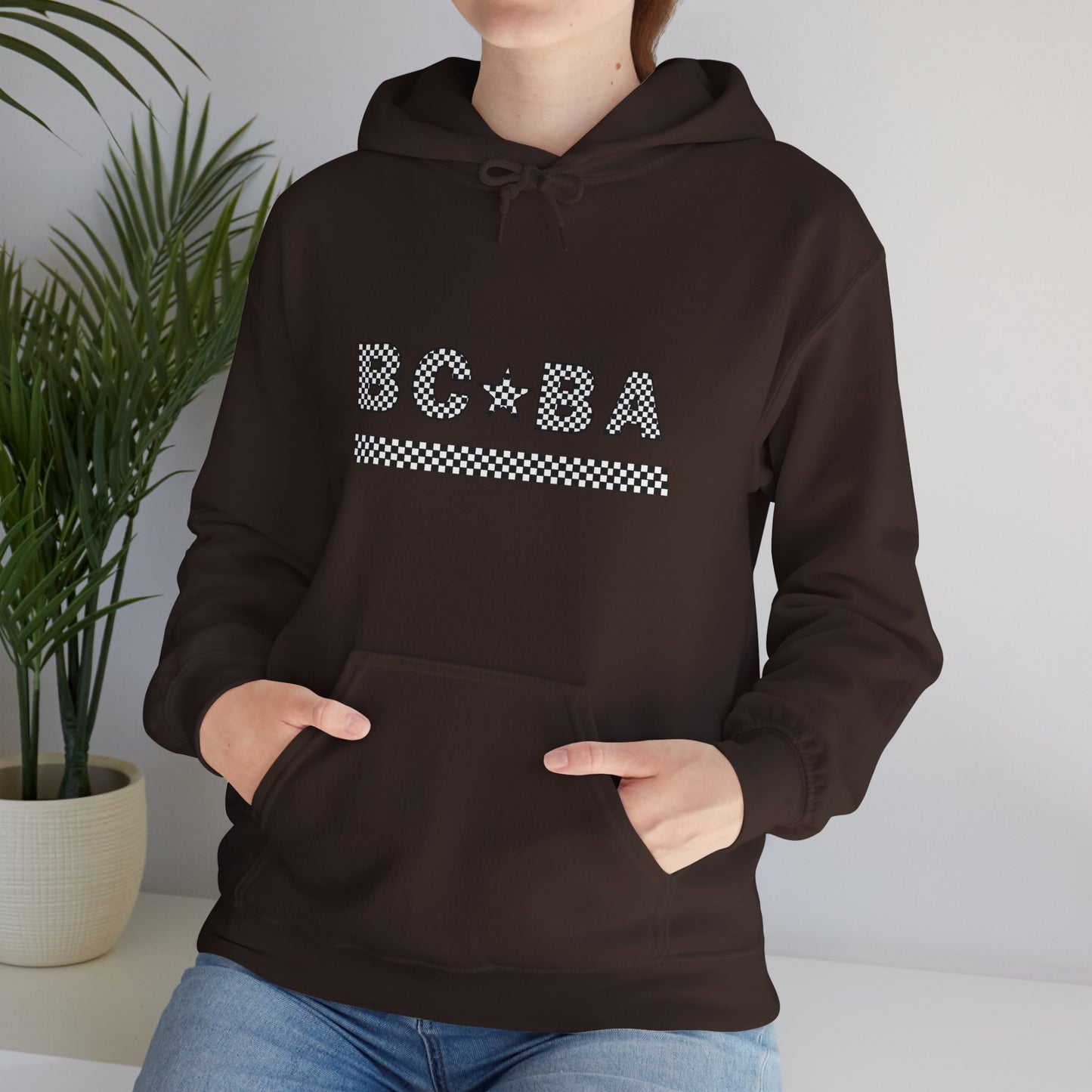 BCBA Star Checkered Hooded Sweatshirt