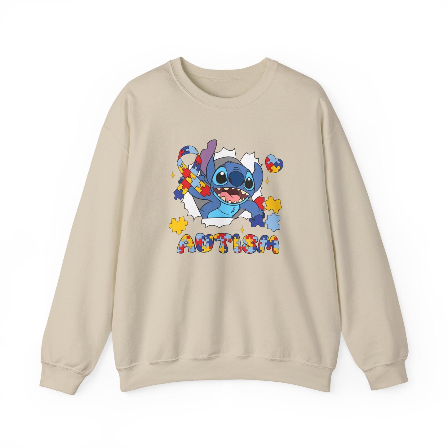 Autism Puzzle Crewneck Sweatshirt