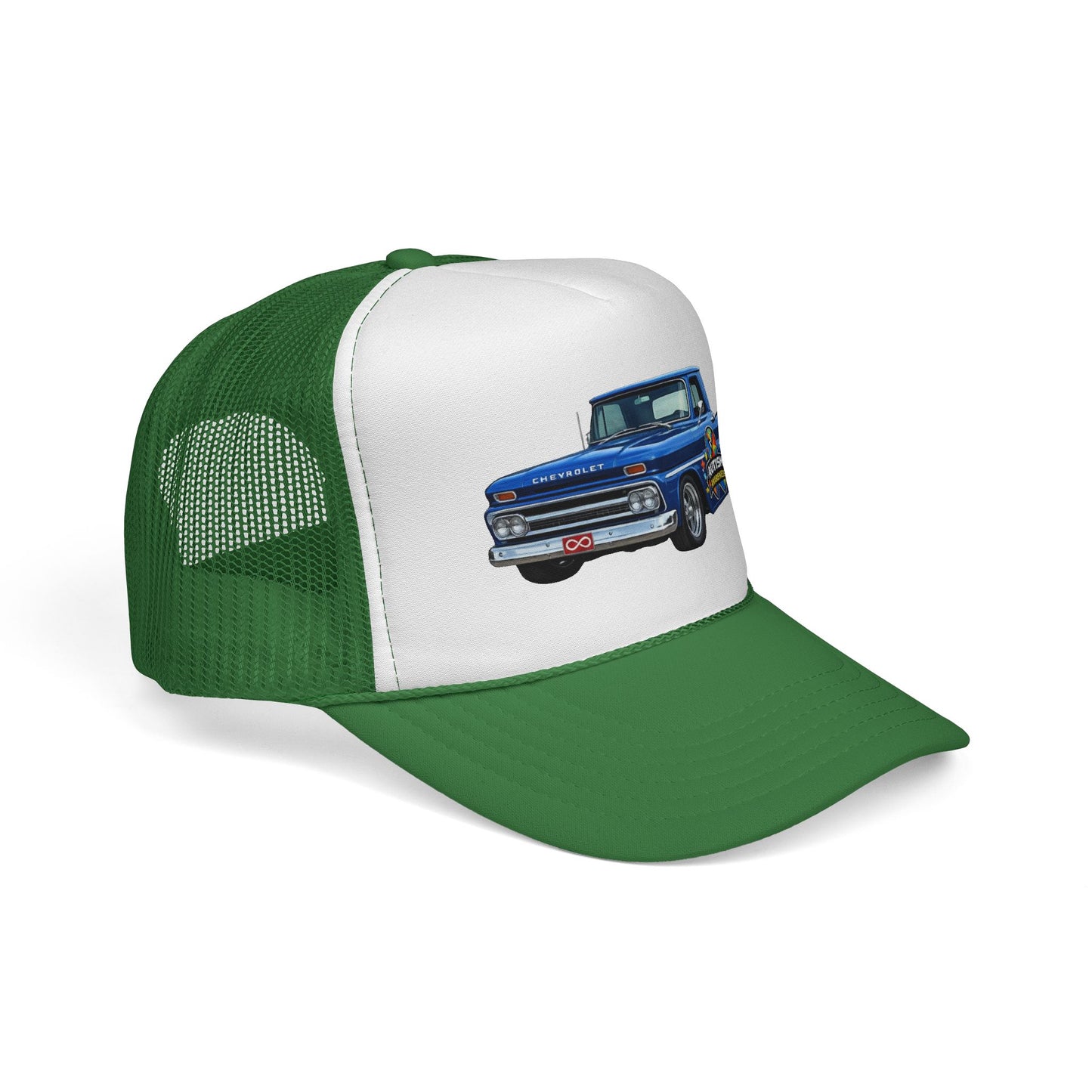 Tim’s Truck- Vintage Blue Pickup Trucker Cap — Classic Retro Truck Mesh Hat