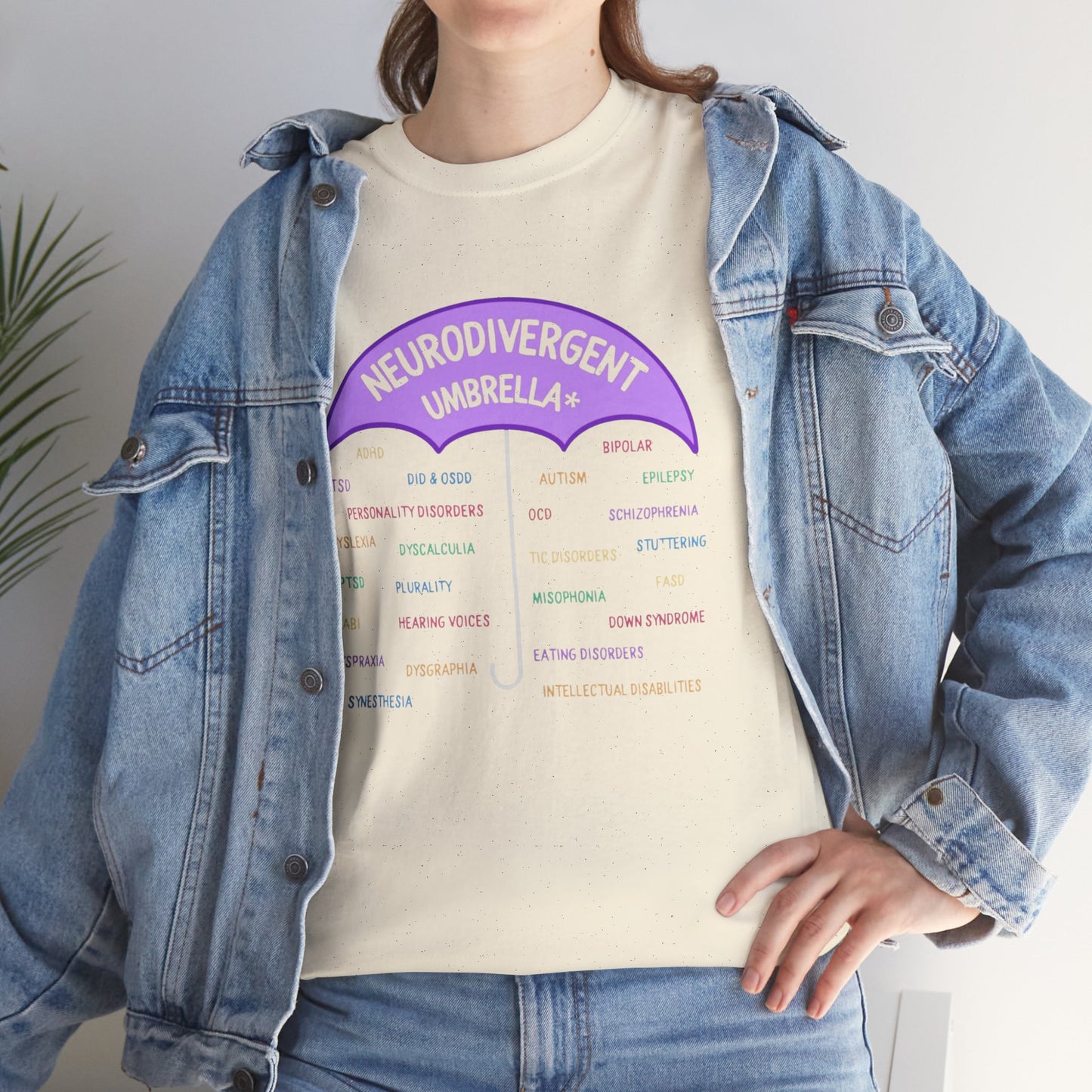 Neurodivergent Umbrella Unisex Heavy Cotton Tee