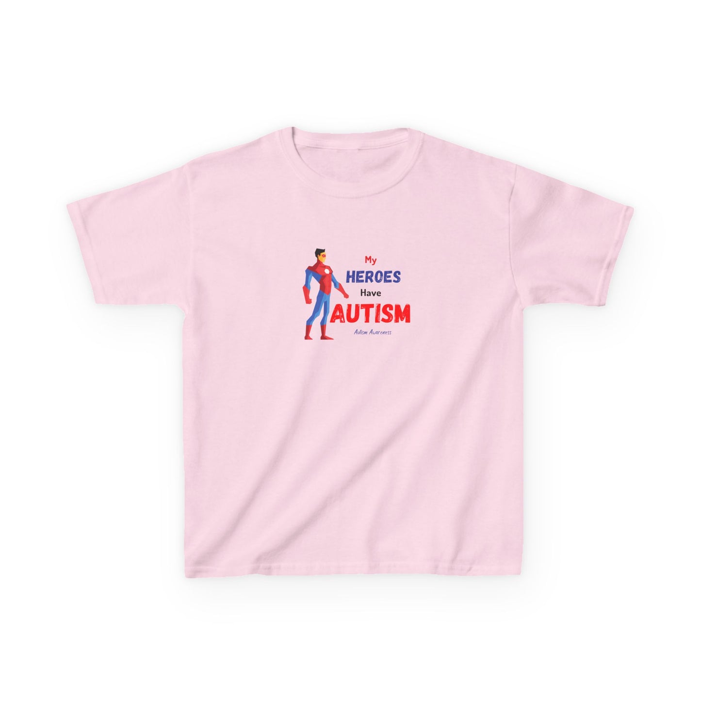 Autism Awareness Kids Tee - My Heroes Have Autism