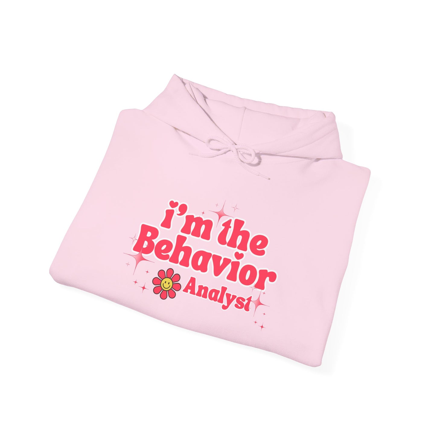 Behavior Analyst Hoodie — “I’m the Behavior Analyst” Retro Floral Design