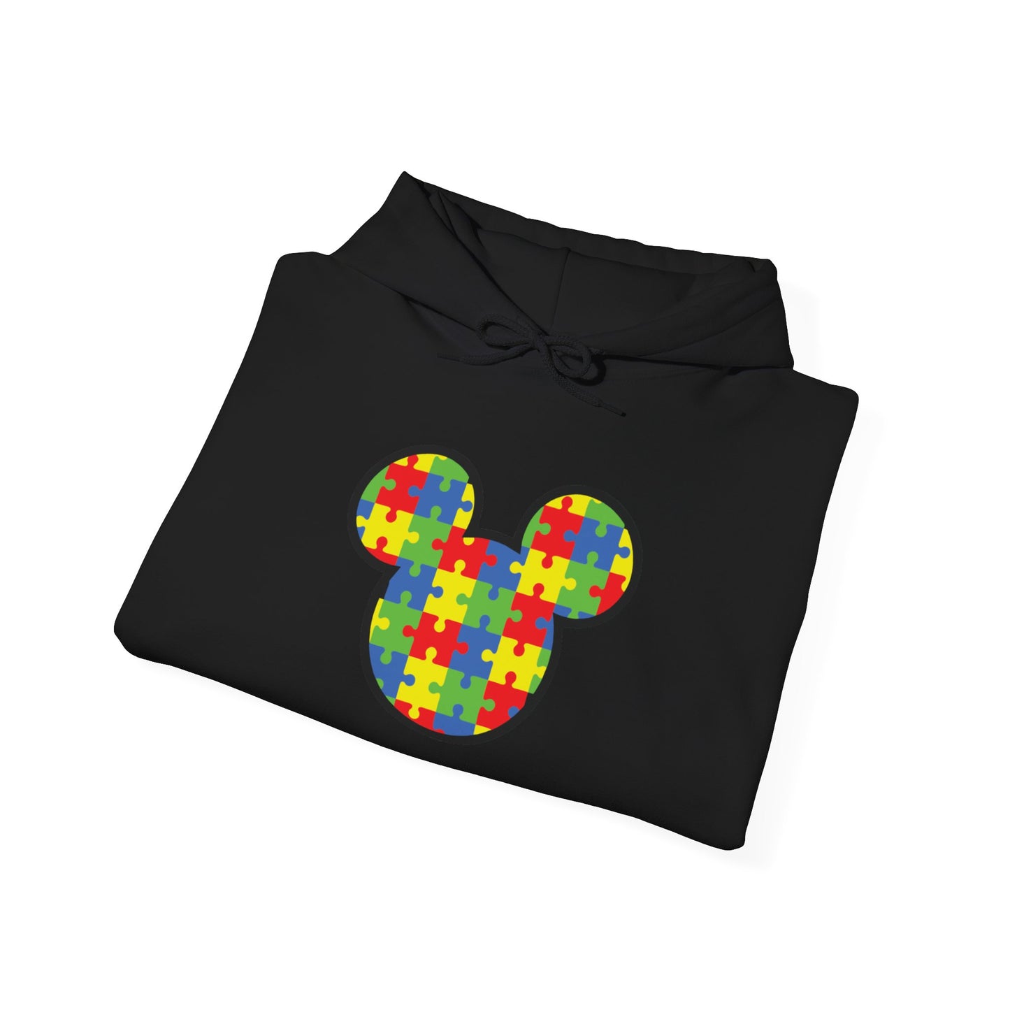 Colorful Puzzle Mickey Hoodie - Unisex Heavy Blend®