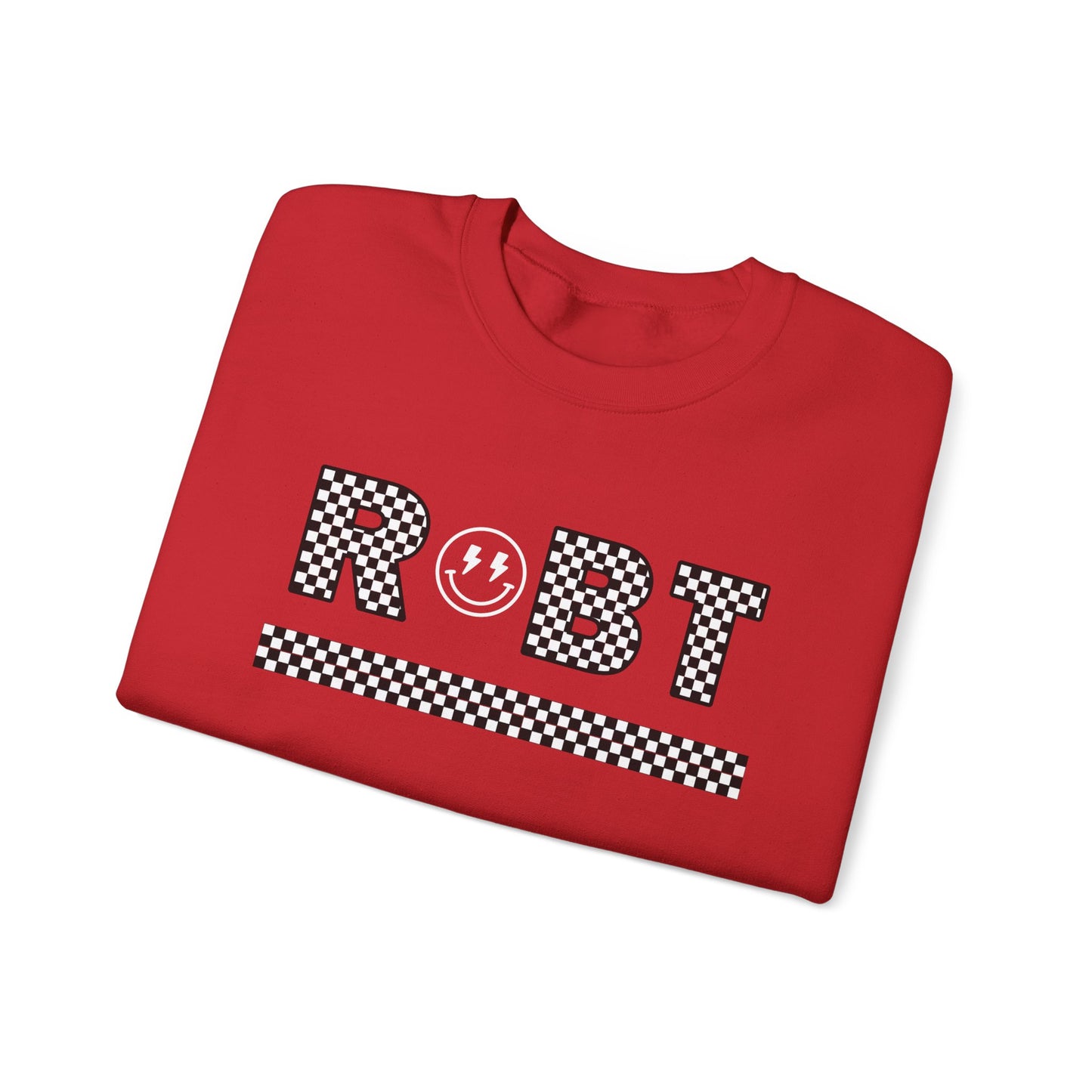 RBT Checkerboard Logo with Smile- Crewneck Sweatshirt
